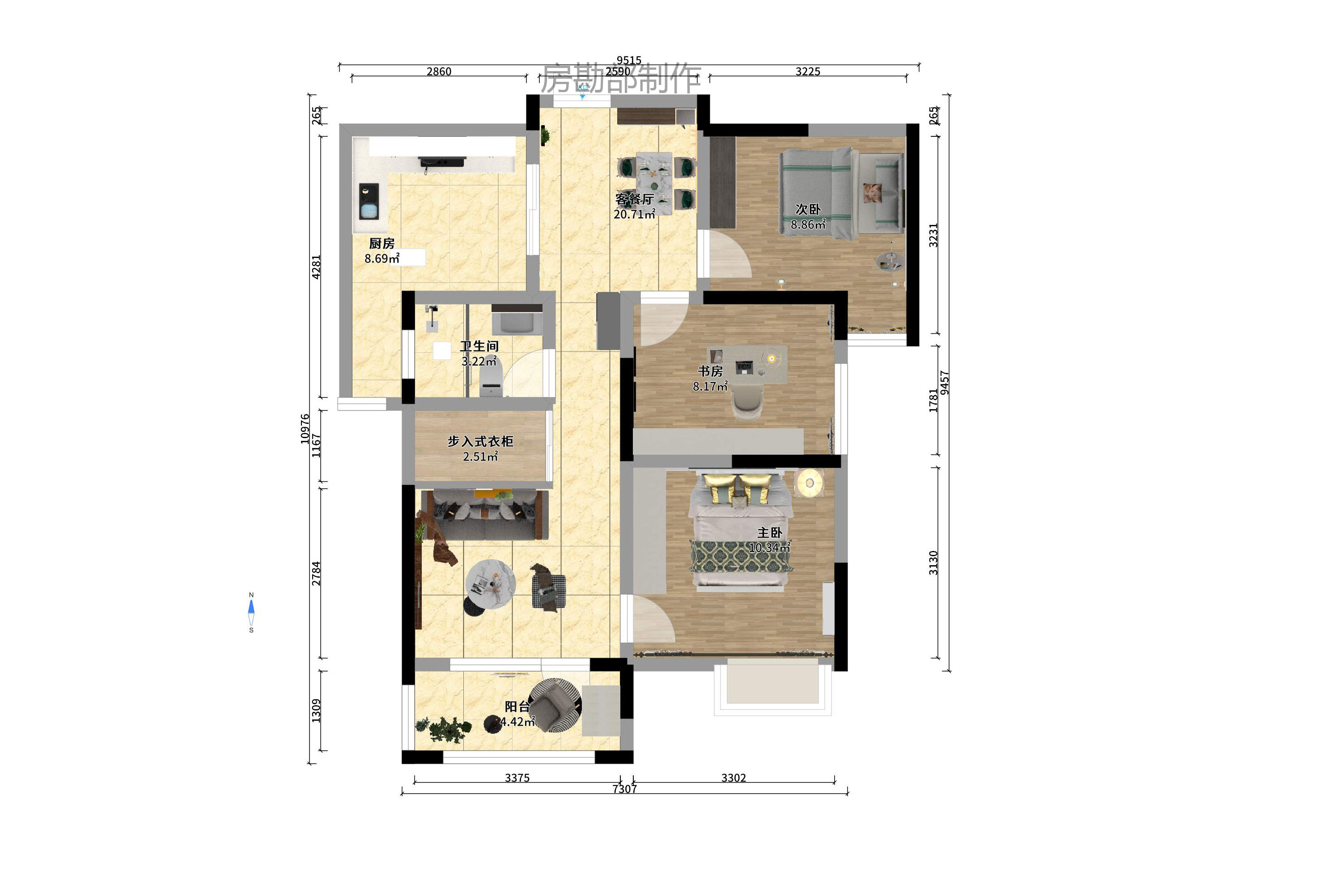 万国城(当代满庭春MOMA)一期 万国城(当代满庭春MOMA)一期室内图2
