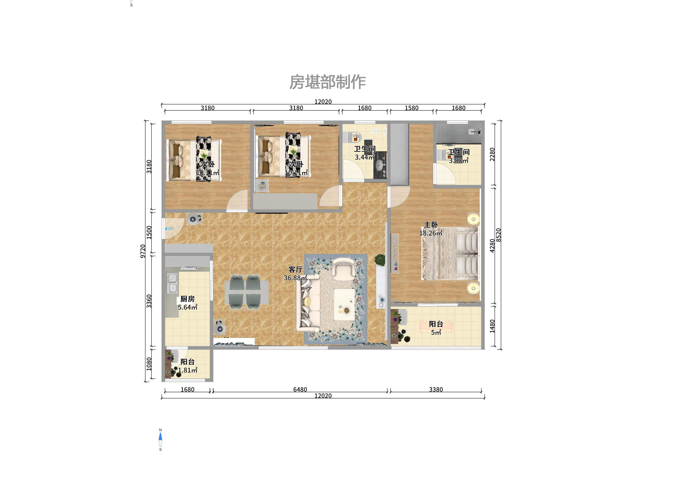 华润橡树湾室内图2