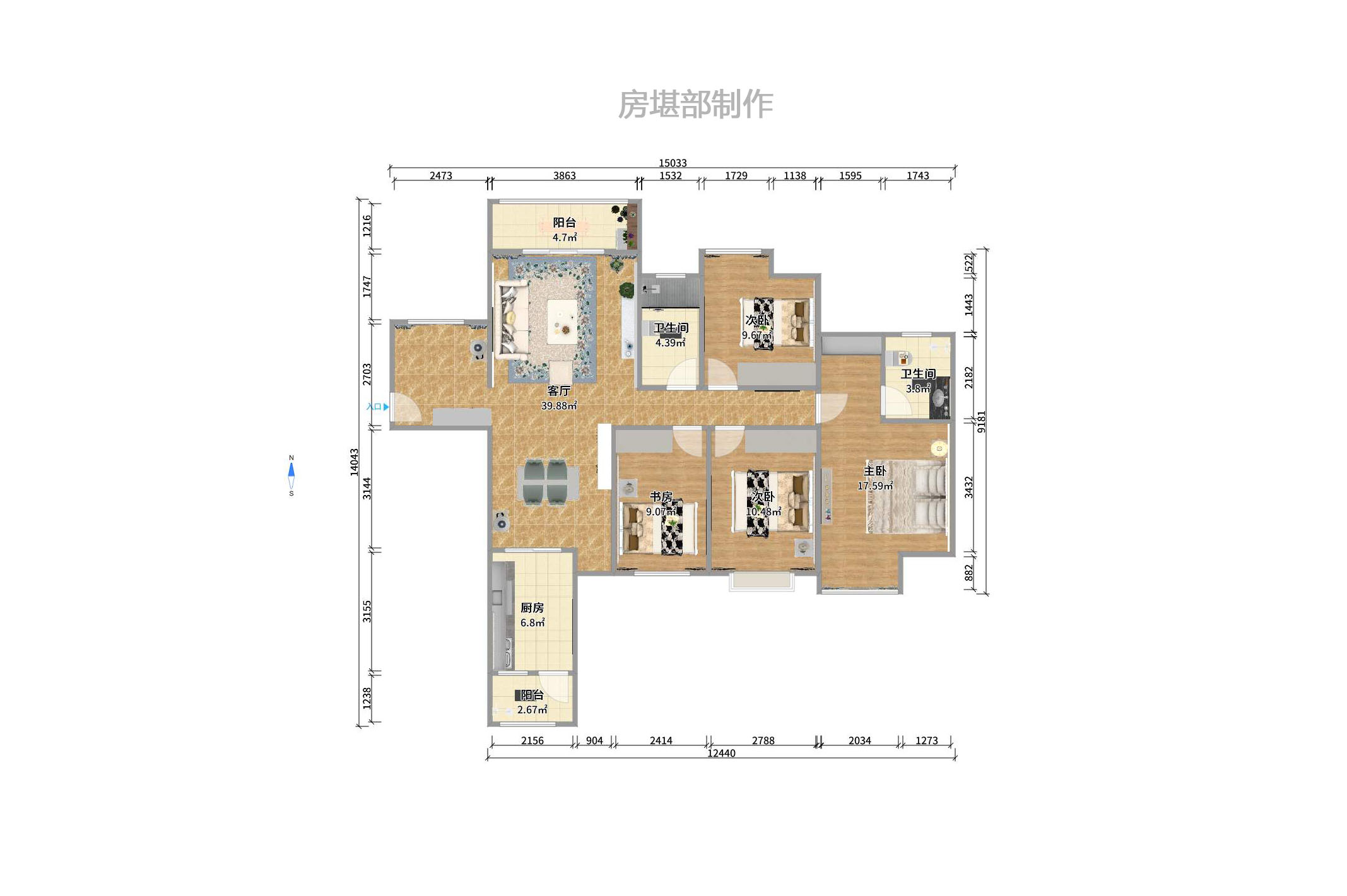 碧桂园南城首府（东宸林海）室内图2