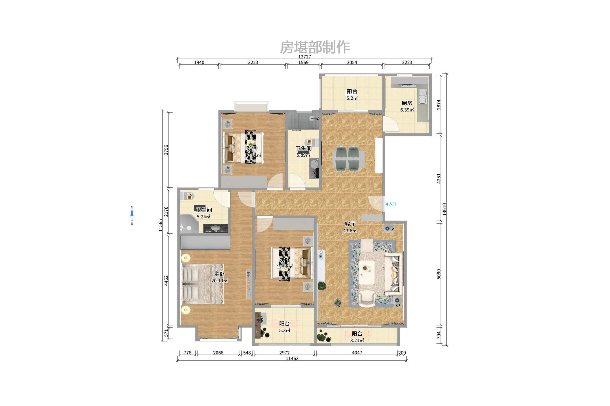 桃阳苑(省人大单位房) 3室2厅2卫 2600.0元/月 桃阳苑(省人大单位房) 3室2厅2卫 2600.0元/月户型图