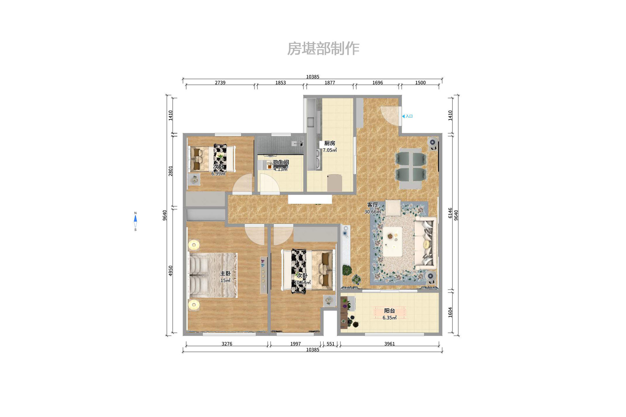 奥林匹克花园贡院一期室内图2