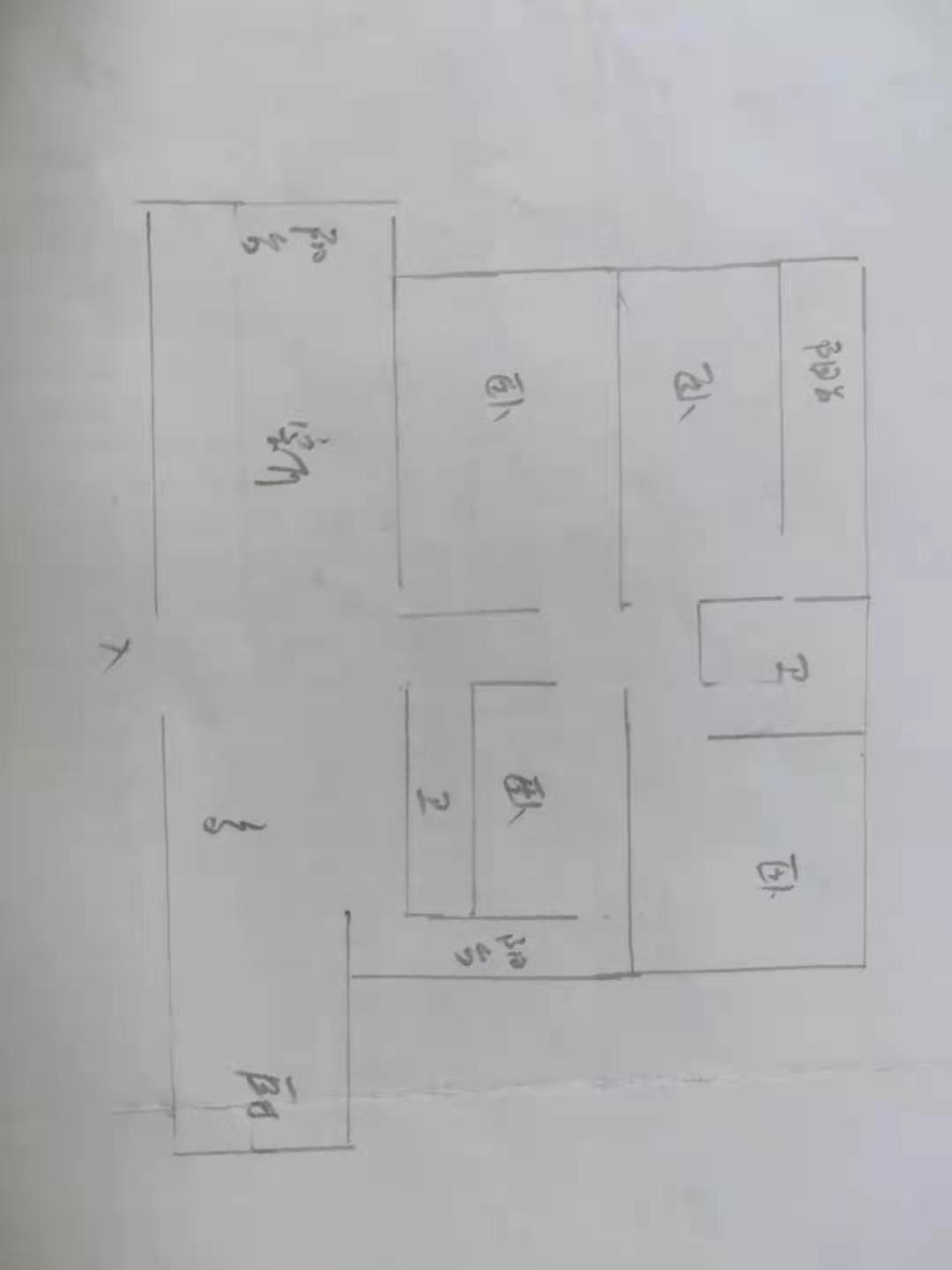 龙凤东宫 4室2厅2卫 2000.0元/月 龙凤东宫 4室2厅2卫 2000.0元/月户型图