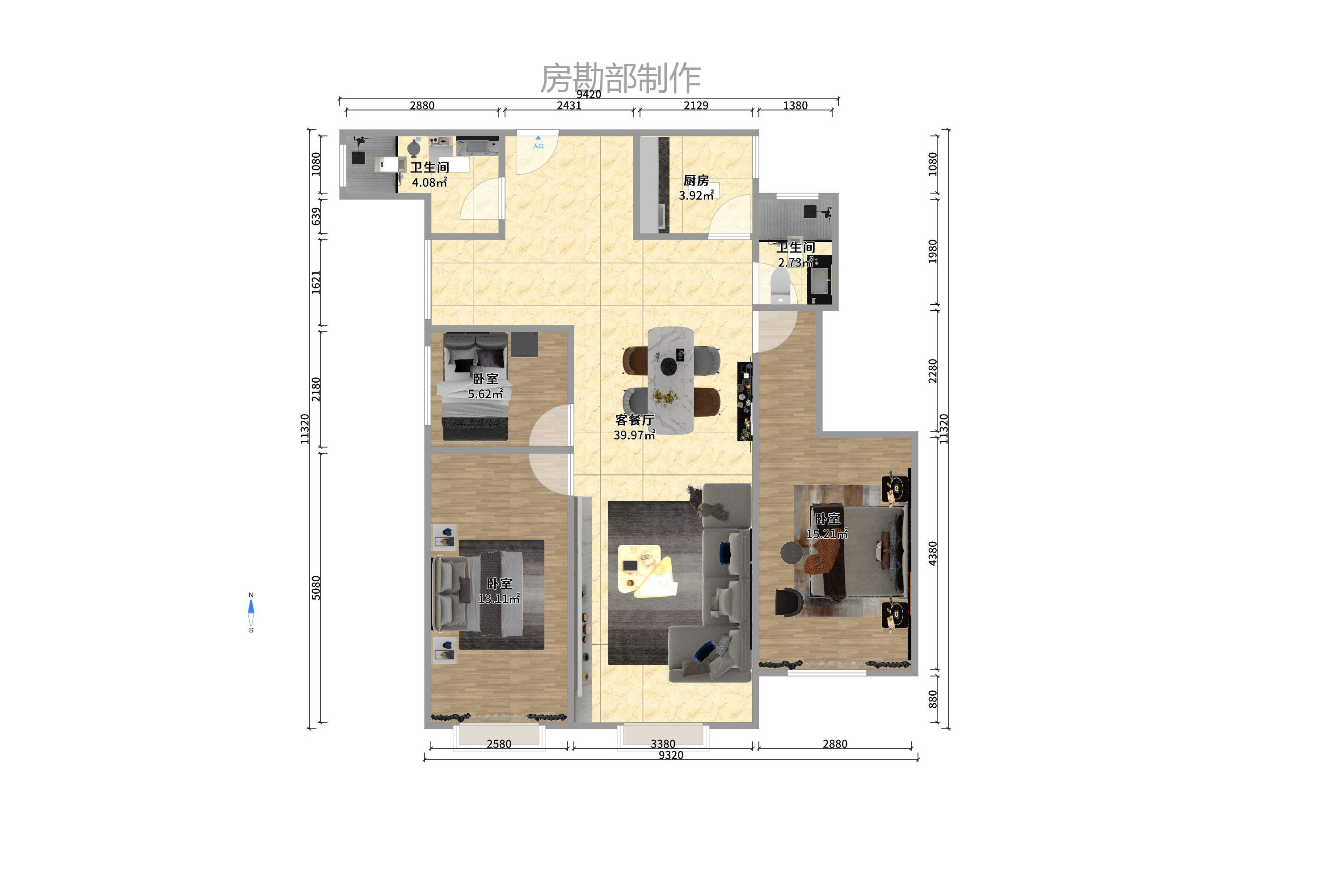 省建设厅宿舍 省建设厅宿舍室内图2