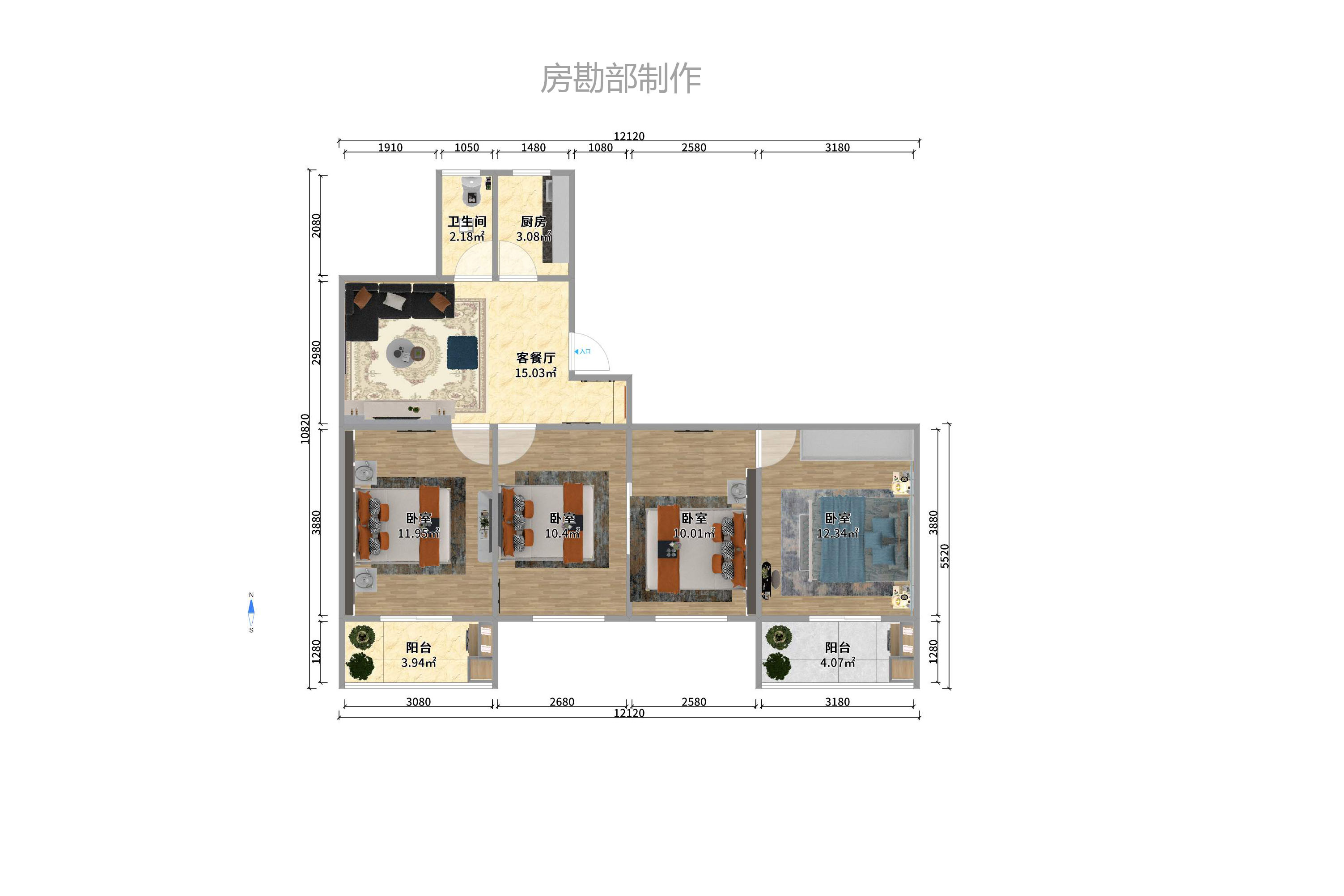 上王家冲小区  3室1厅1卫    1500.0元/月 上王家冲小区  3室1厅1卫    1500.0元/月户型图