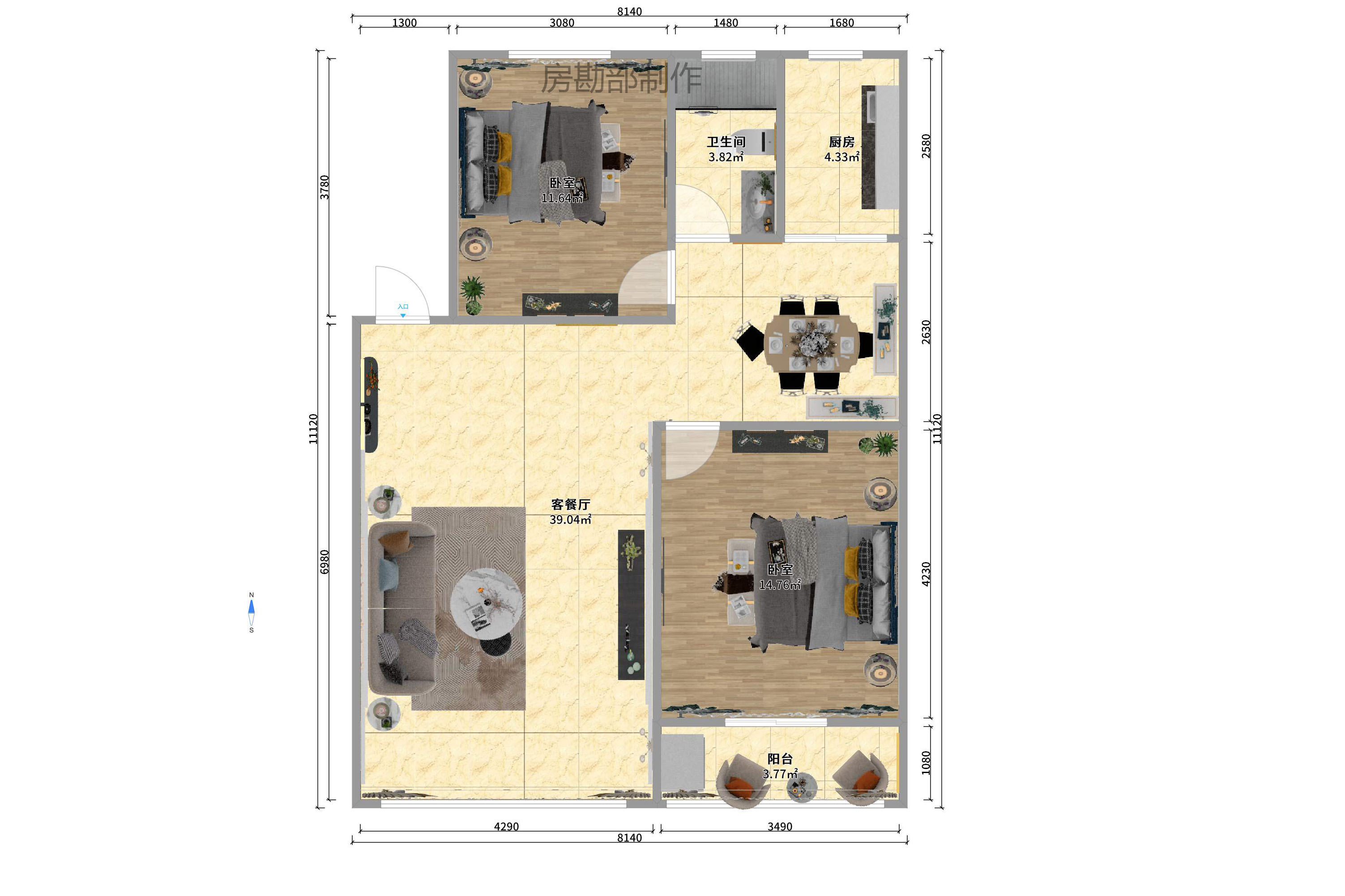 金三角花园 金三角花园室内图2
