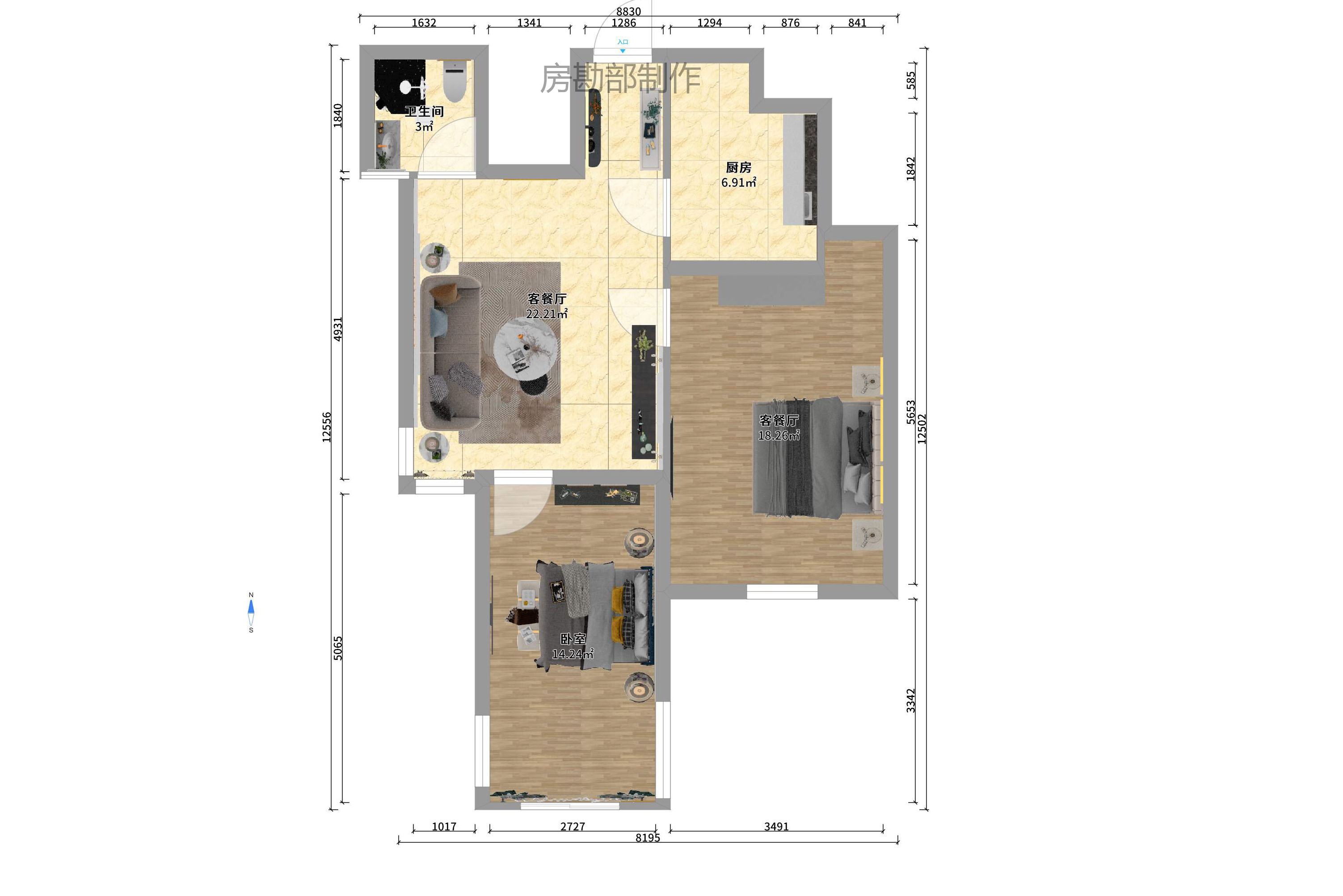 泰禹家园(彩云之翼家园一期、二期、三期) 泰禹家园(彩云之翼家园一期、二期、三期)室内图2
