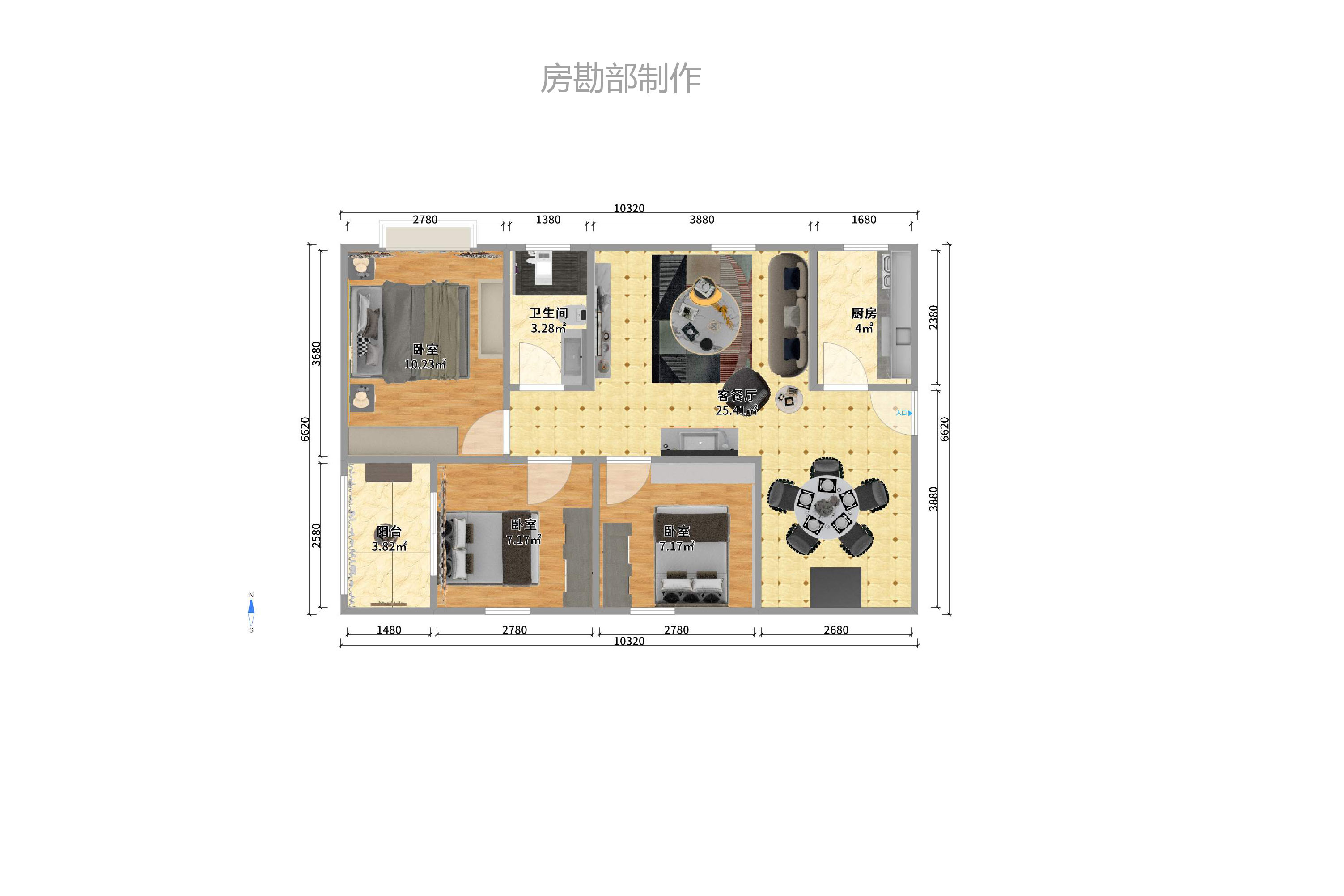 楚天世紀城東苑室內(nèi)圖2