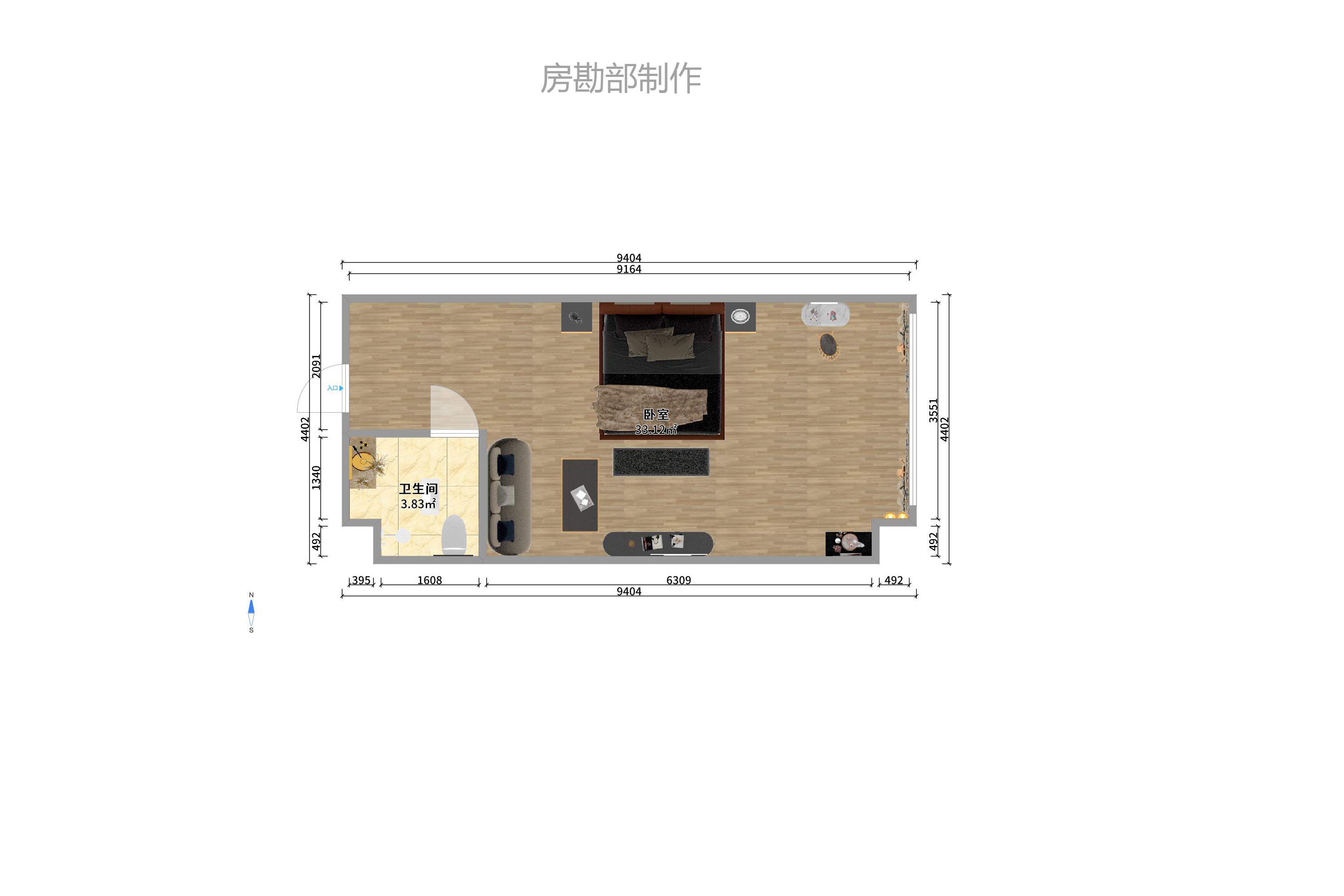 联诚国际城  1室1厅1卫   27.00万户型图