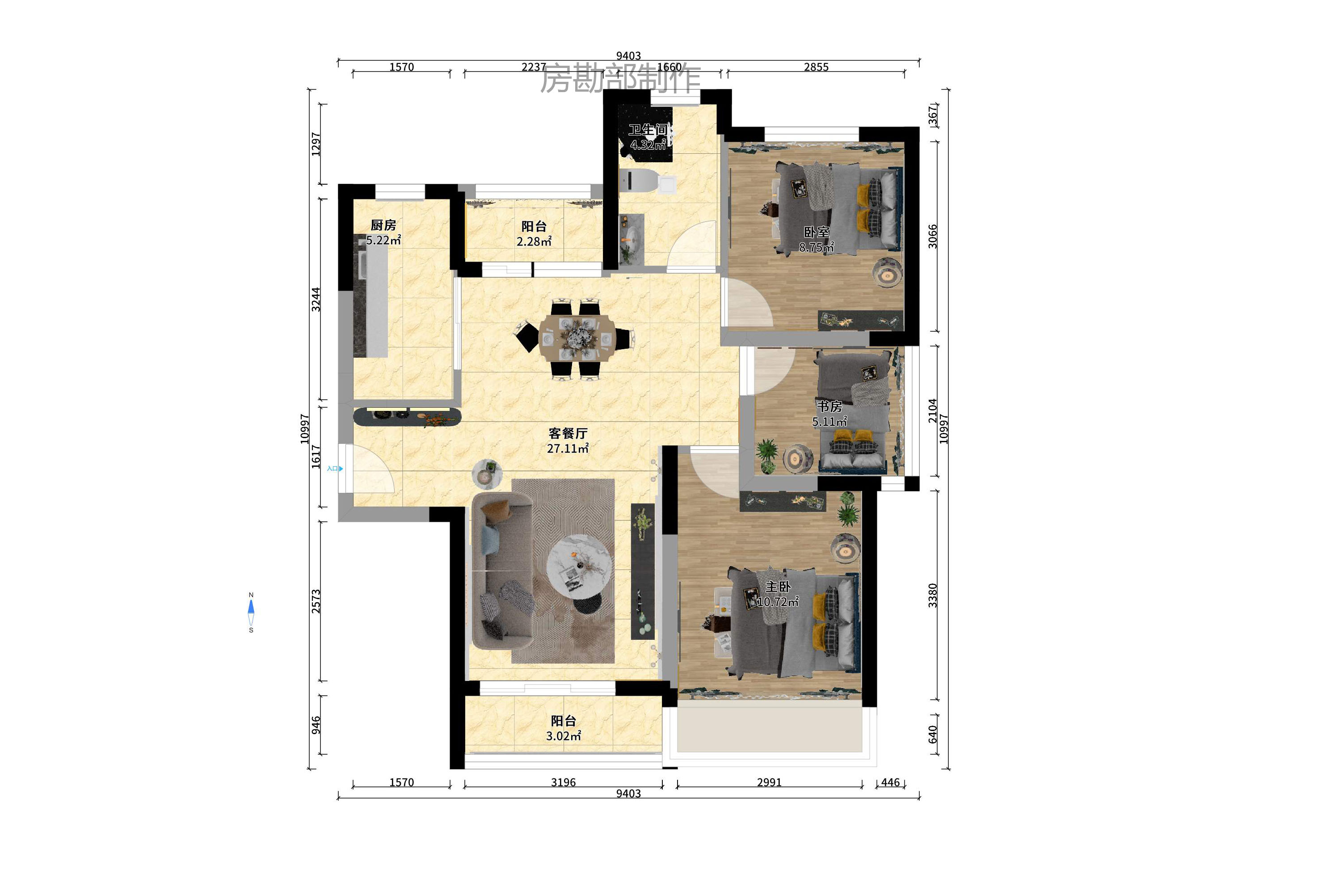 中国铁建国际城一期 中国铁建国际城一期室内图2