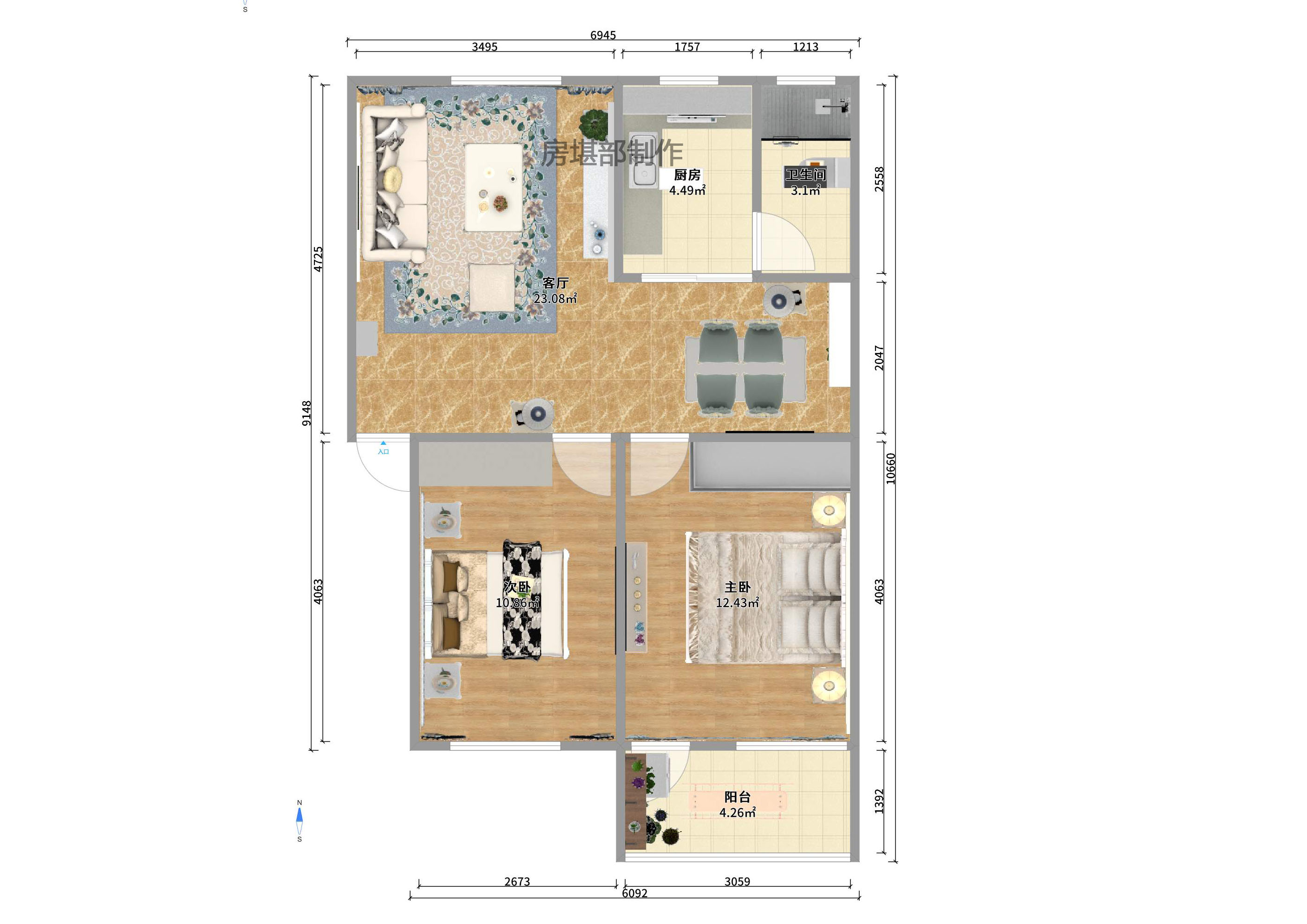 麓谷加州阳光 麓谷加州阳光室内图2