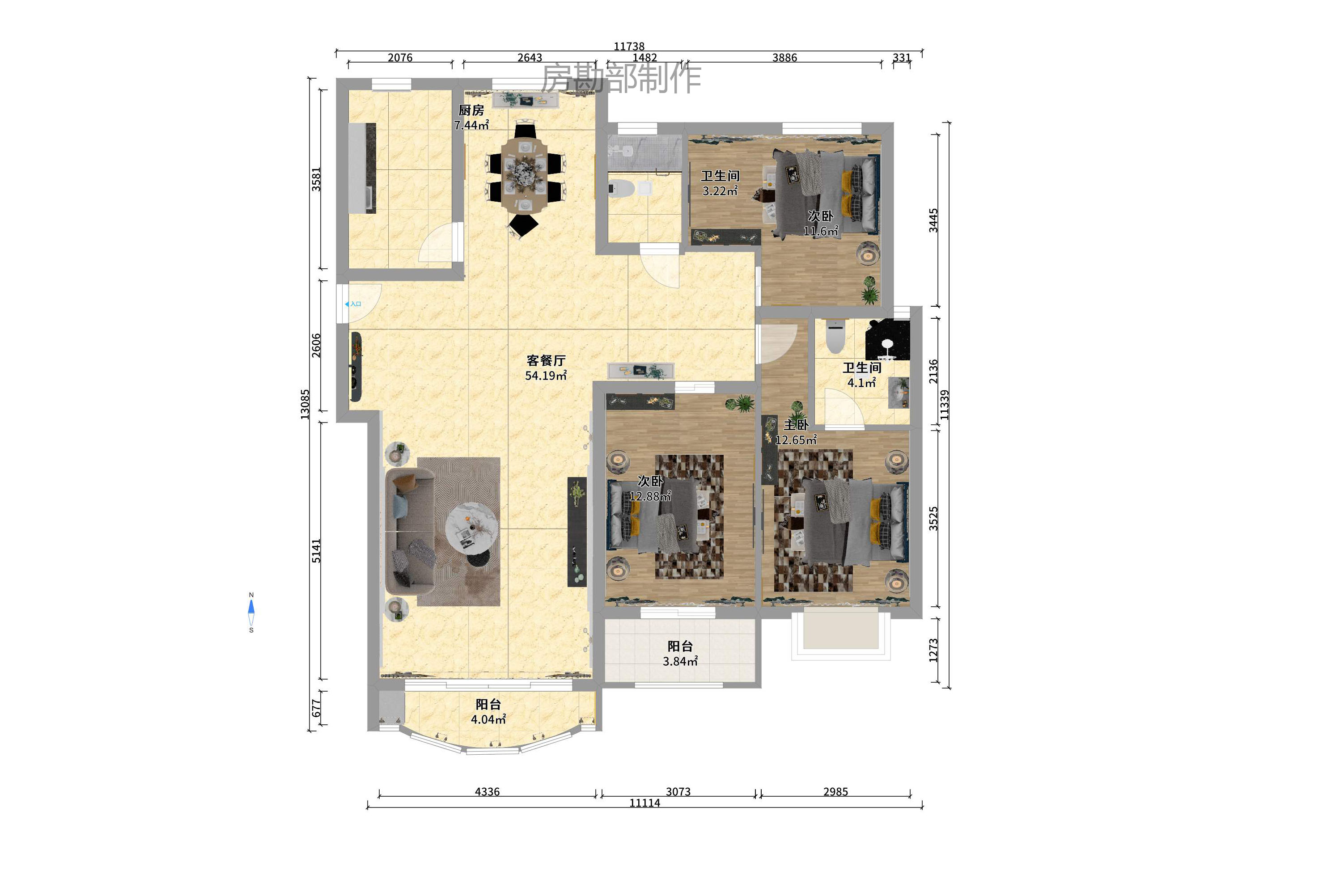 泰时新雅园  4室2厅1卫    2500.0元/月 泰时新雅园  4室2厅1卫    2500.0元/月户型图