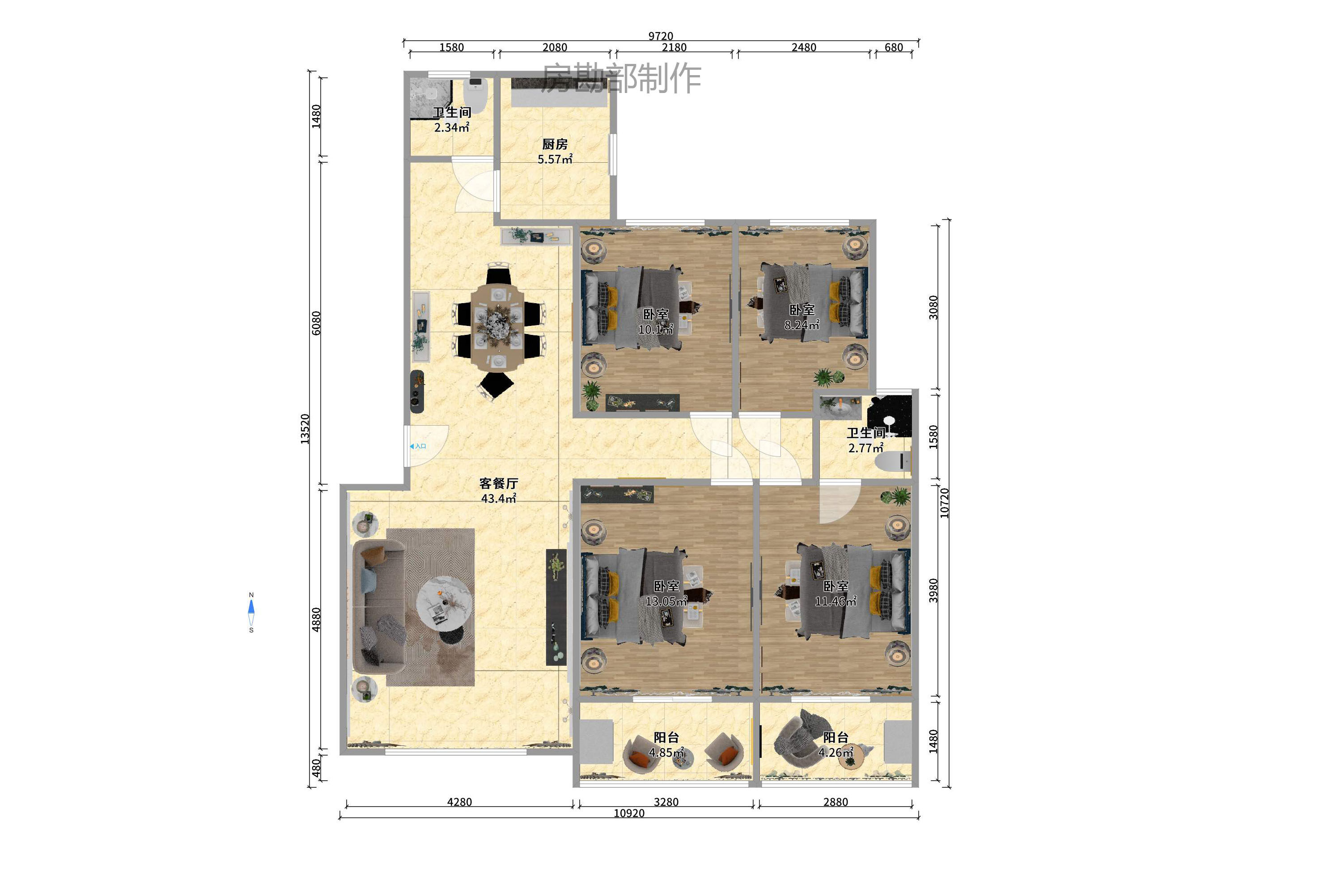 南明苑西区 南明苑西区室内图2