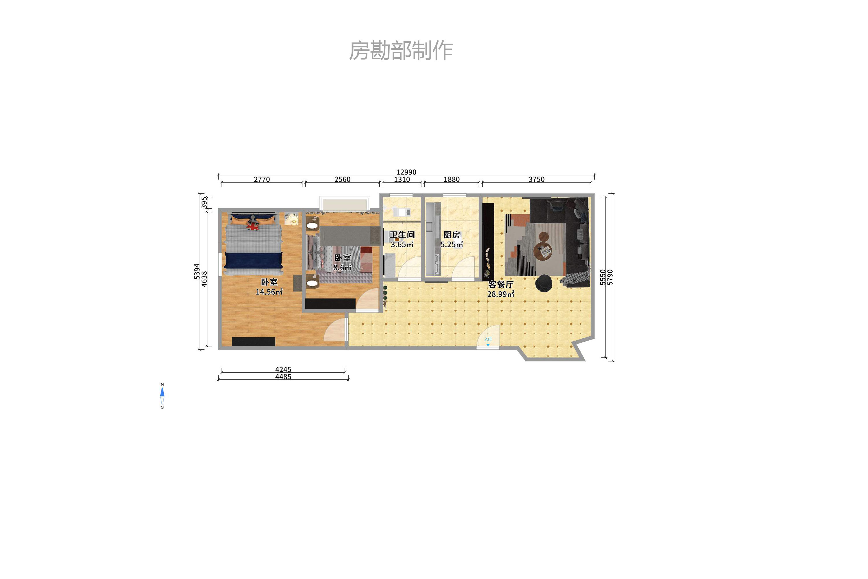 桃花古潭小区（天际绿洲）室内图2