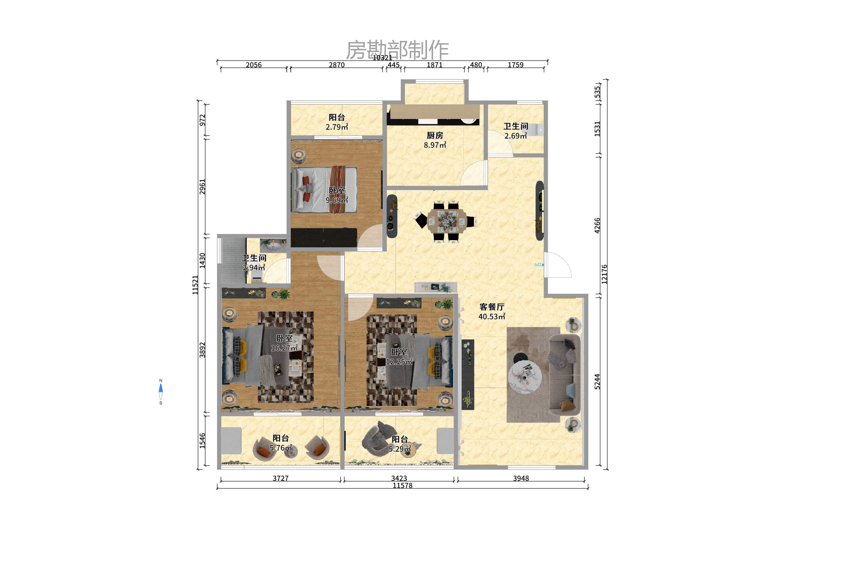中南家园 中南家园室内图2