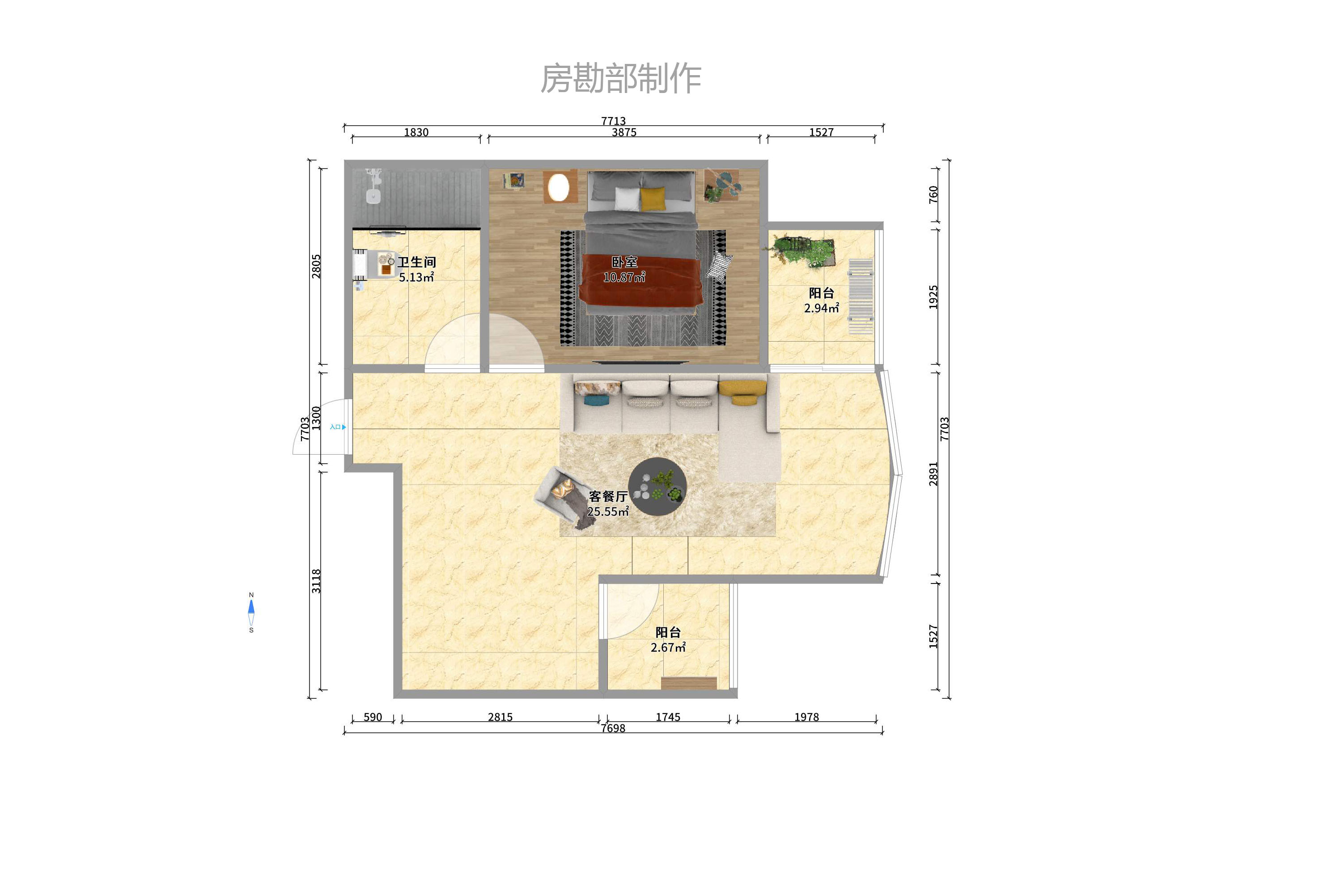保利城（中航城國際社區(qū)、郡原美村）室內(nèi)圖2