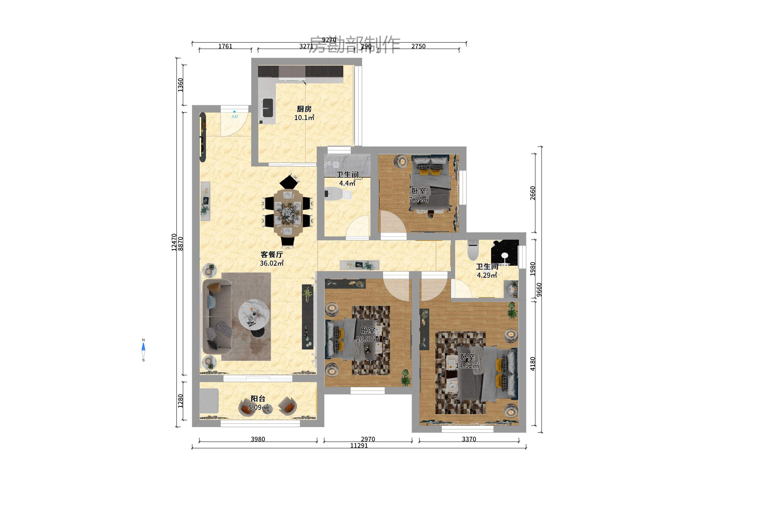 兴旺双铁城 兴旺双铁城室内图2