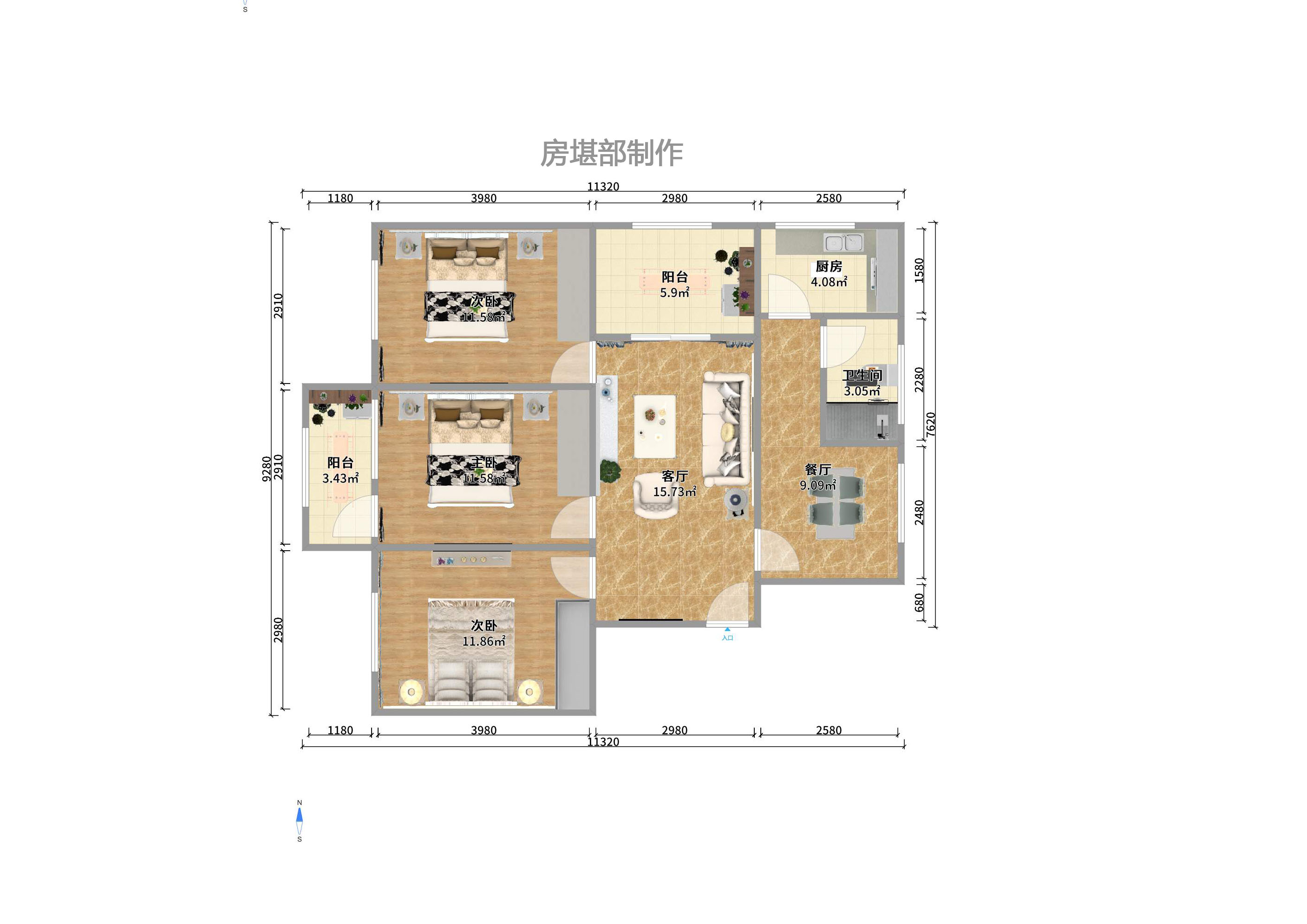 望月湖小区三片 望月湖小区三片室内图2