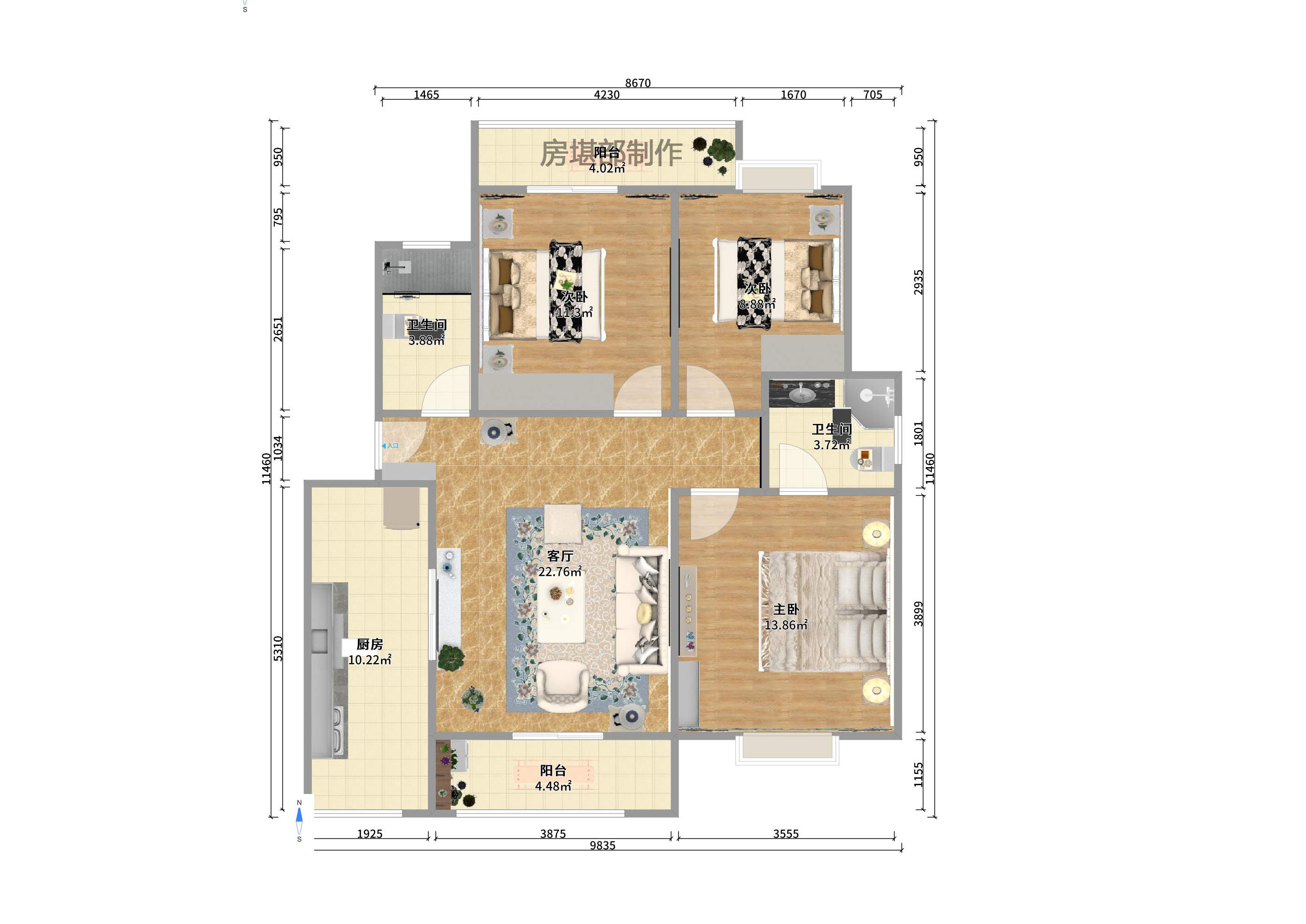 上河国际C区 上河国际C区室内图2