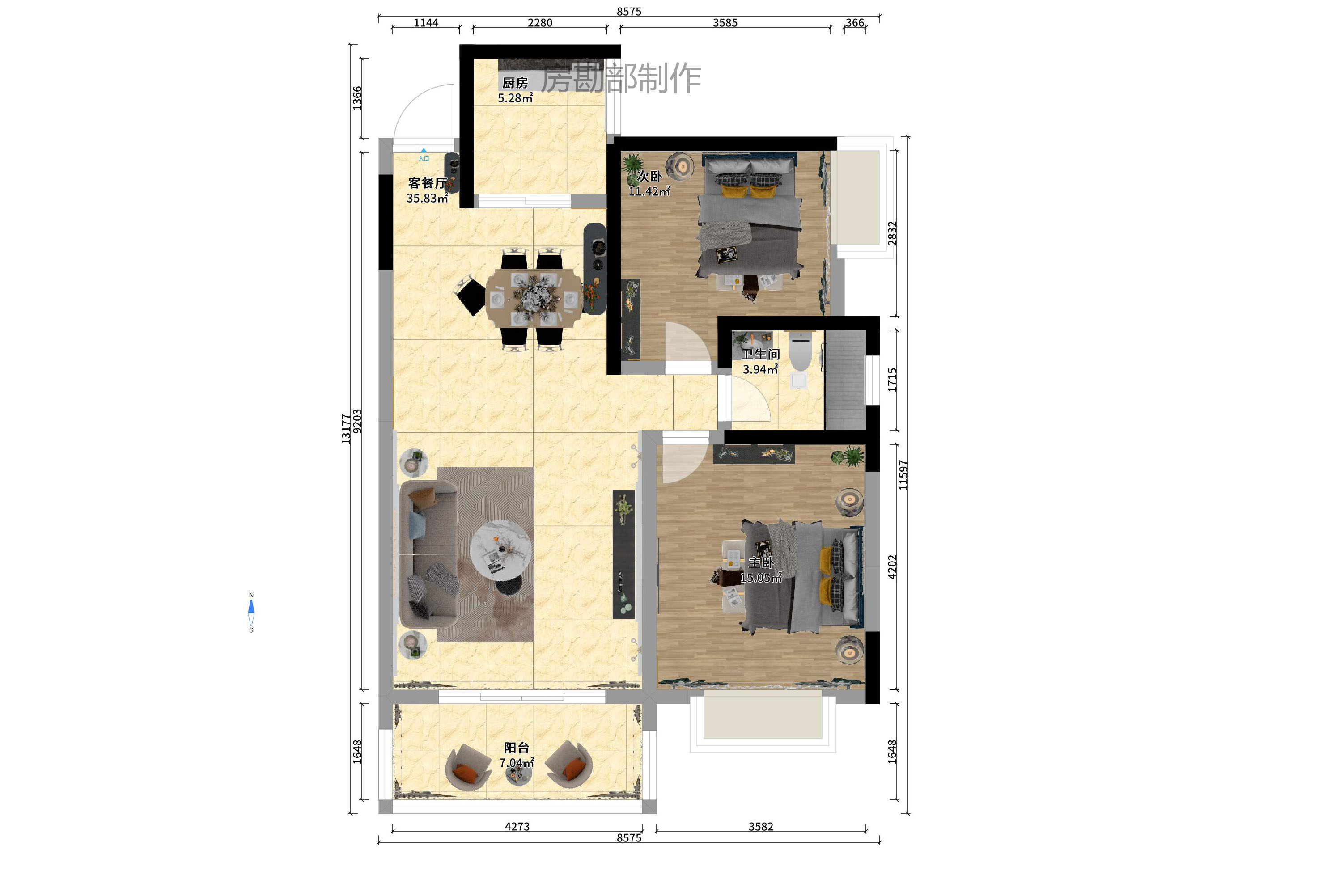 中江国际花城 中江国际花城室内图2