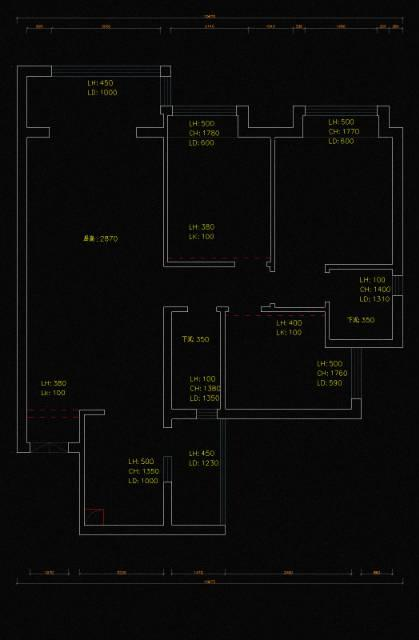 广源盛世  3室2厅1卫   78.80万户型图