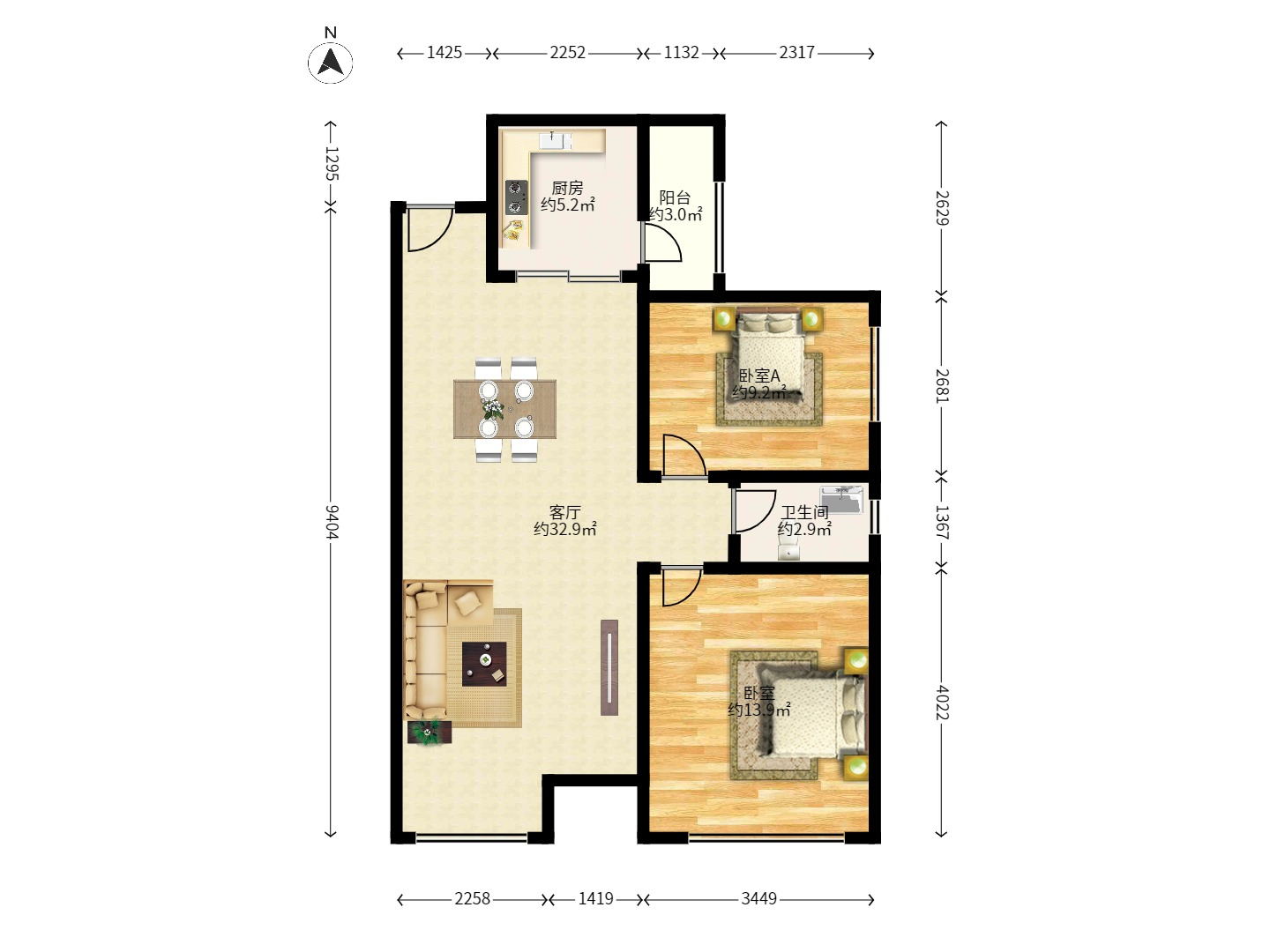 凯特梅溪紫郡室内图2