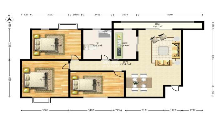 尚都花园城 尚都花园城室内图2