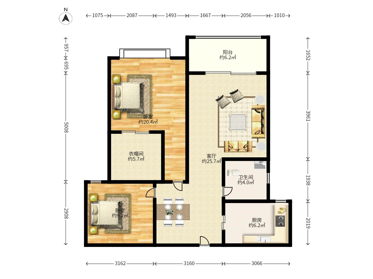 东业苹果社区 1室0厅0卫 1500.0元/月 东业苹果社区 1室0厅0卫 1500.0元/月户型图