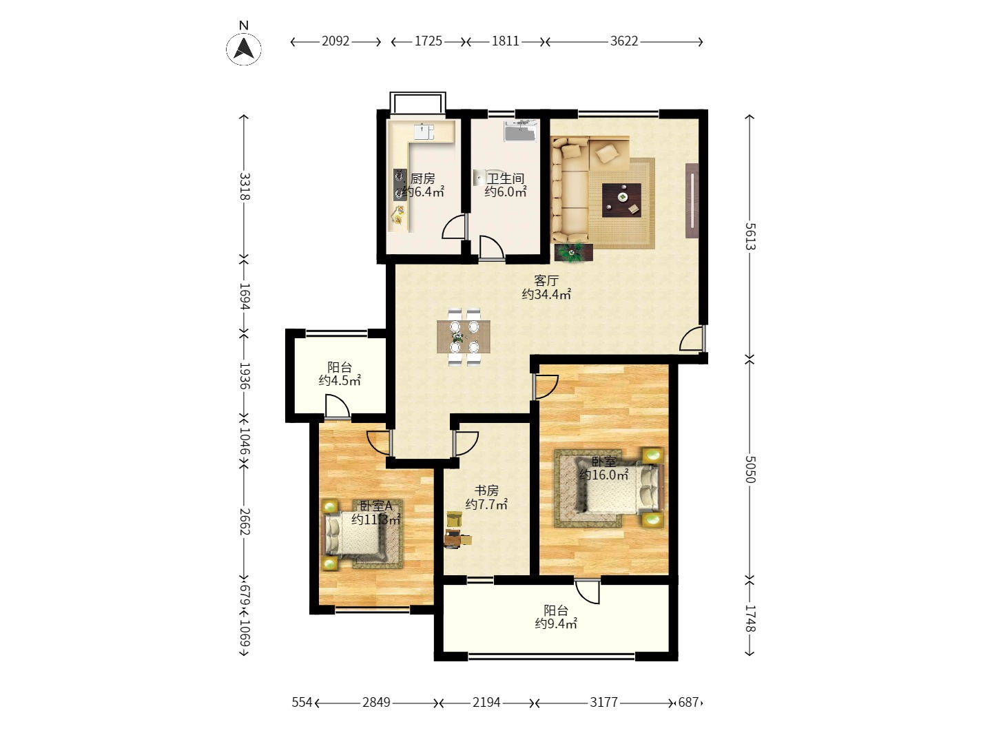安全厅宿舍阳光小区(湘湖渔场阳光小区) 安全厅宿舍阳光小区(湘湖渔场阳光小区)室内图2