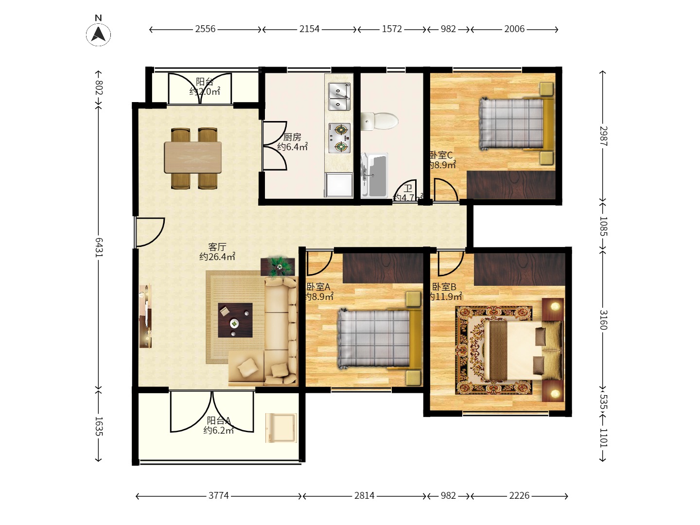 卓越麓山别墅(麓山峰境产权麓山花苑) 卓越麓山别墅(麓山峰境产权麓山花苑)室内图2