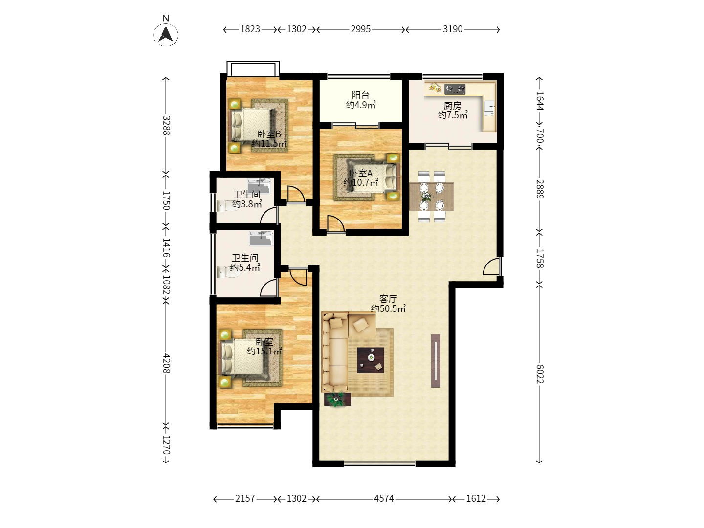 万国城(当代满庭春MOMA)一期 万国城(当代满庭春MOMA)一期室内图2