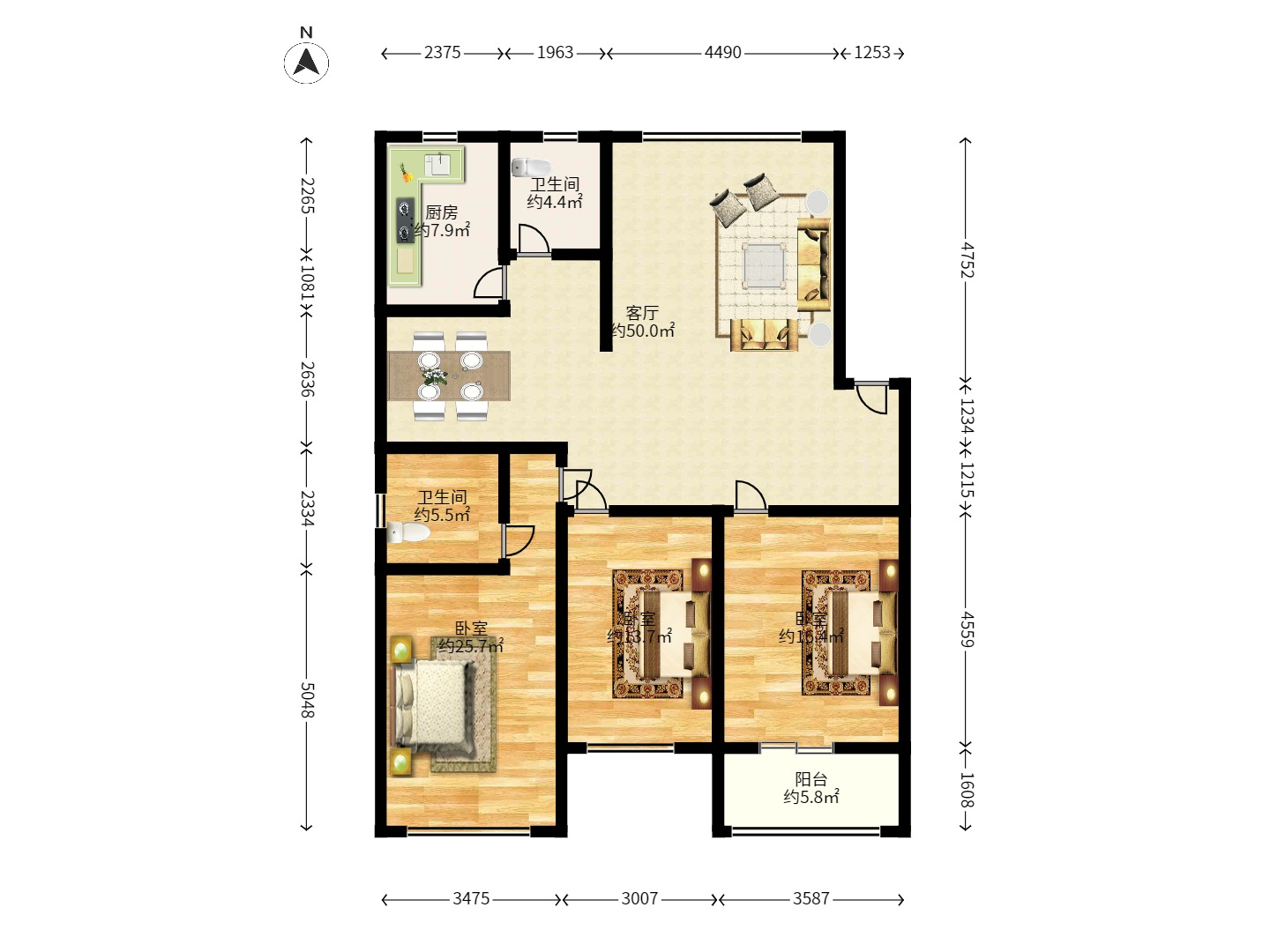鑫天花园 鑫天花园室内图2