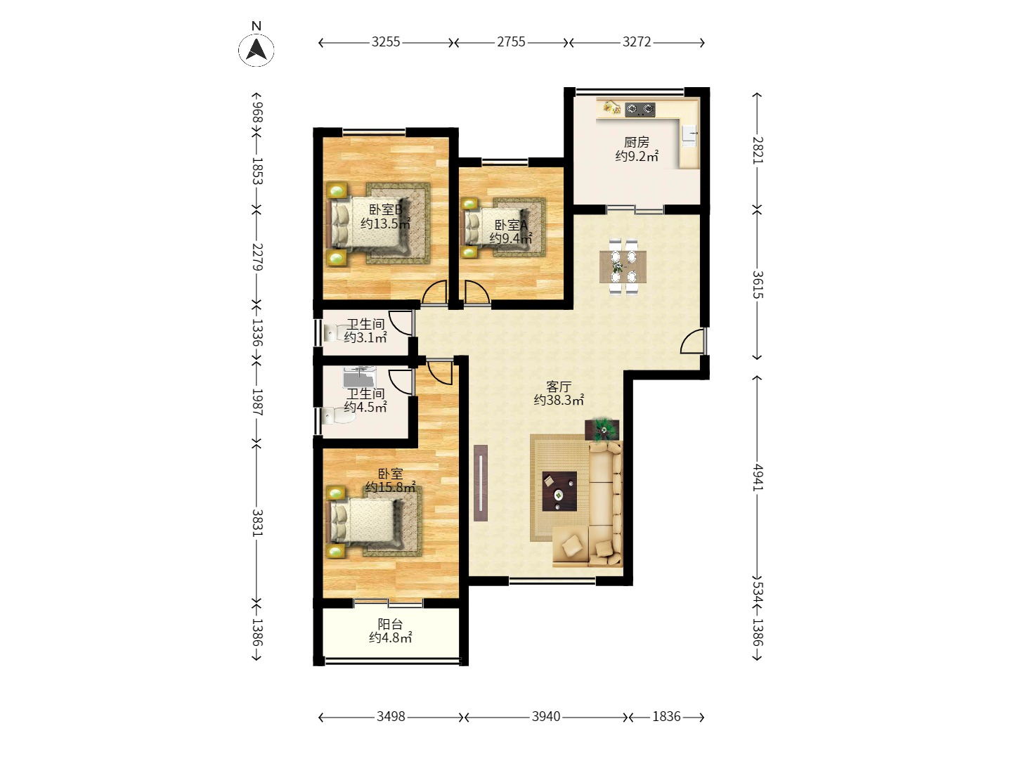 湘江锦绣 湘江锦绣室内图2