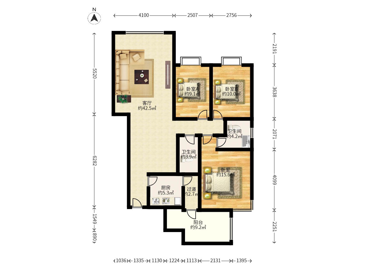 卧龙居国际村 卧龙居国际村室内图2