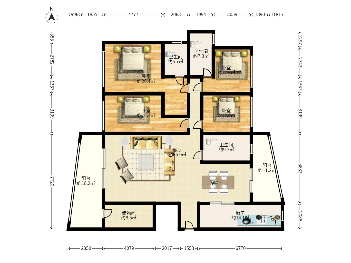 碧桂园公园壹号(凯怡茗苑) 碧桂园公园壹号(凯怡茗苑)室内图2