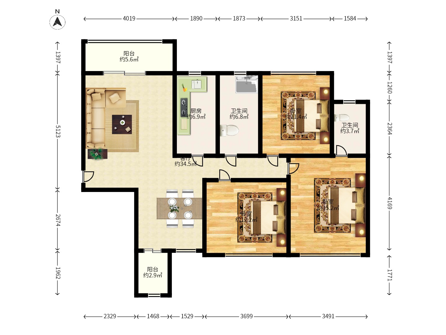 时代星城 时代星城室内图2