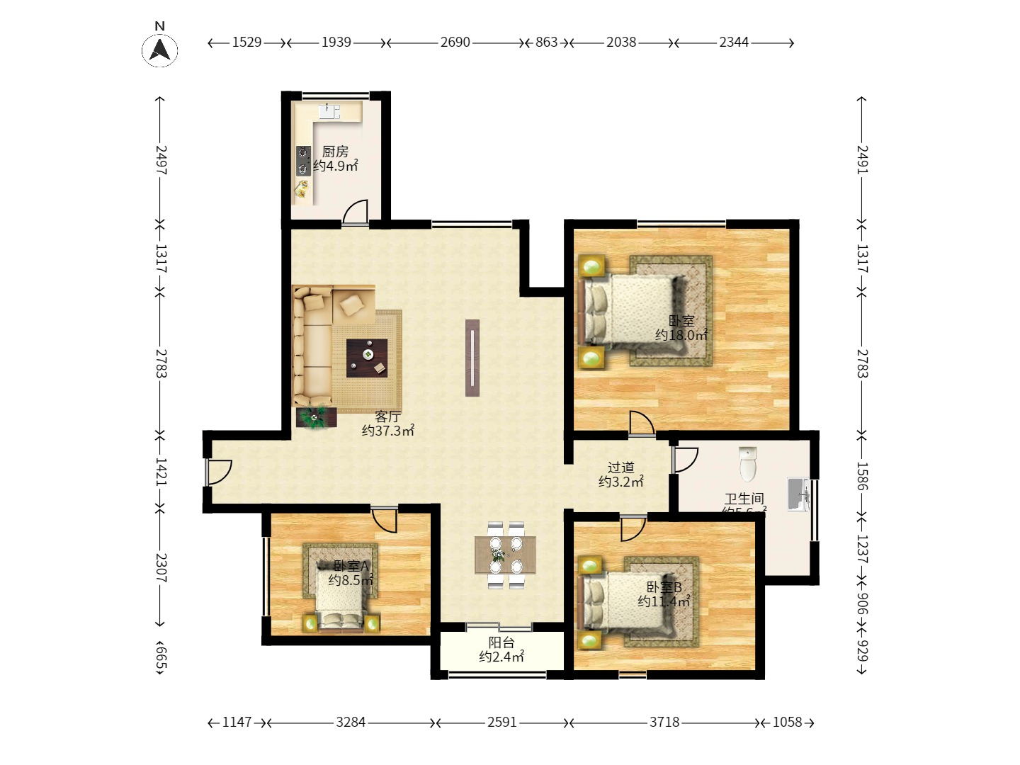 和泓梅溪四季 和泓梅溪四季室内图2