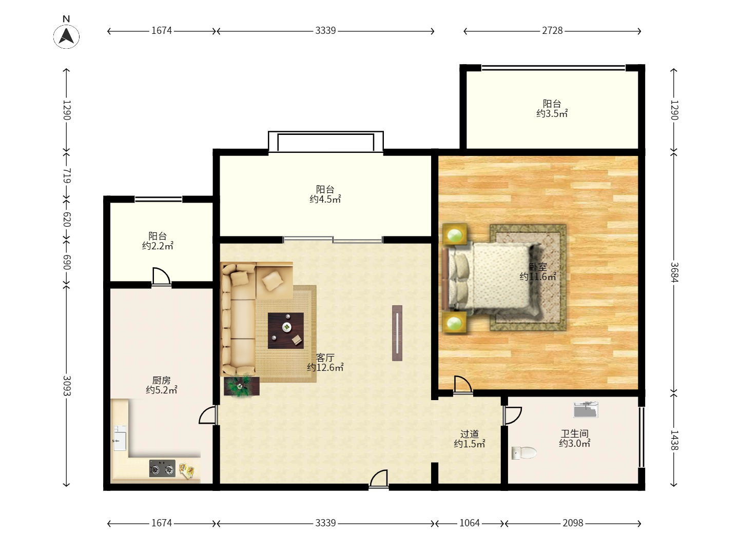 中国铁建国际城一期 中国铁建国际城一期室内图2