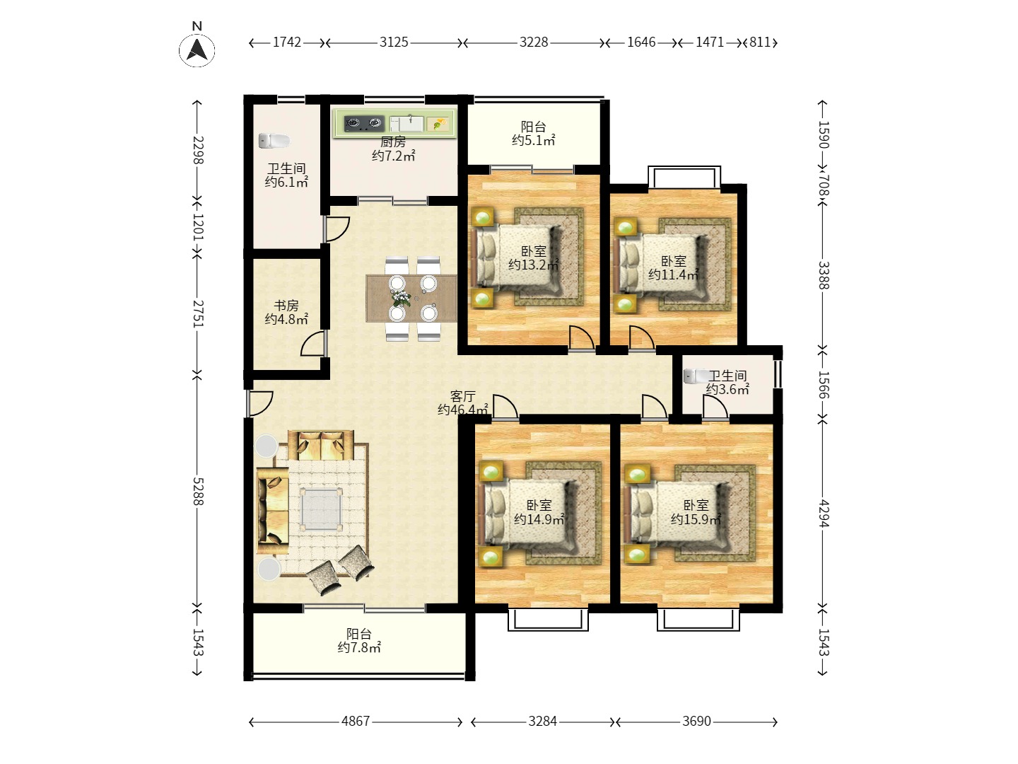 枫景园(春色满园) 枫景园(春色满园)室内图2