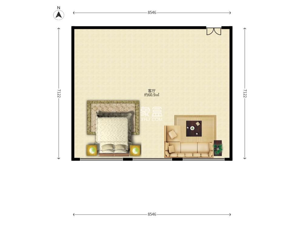 江河湾中心   427.0㎡     28000.00元/月小区图