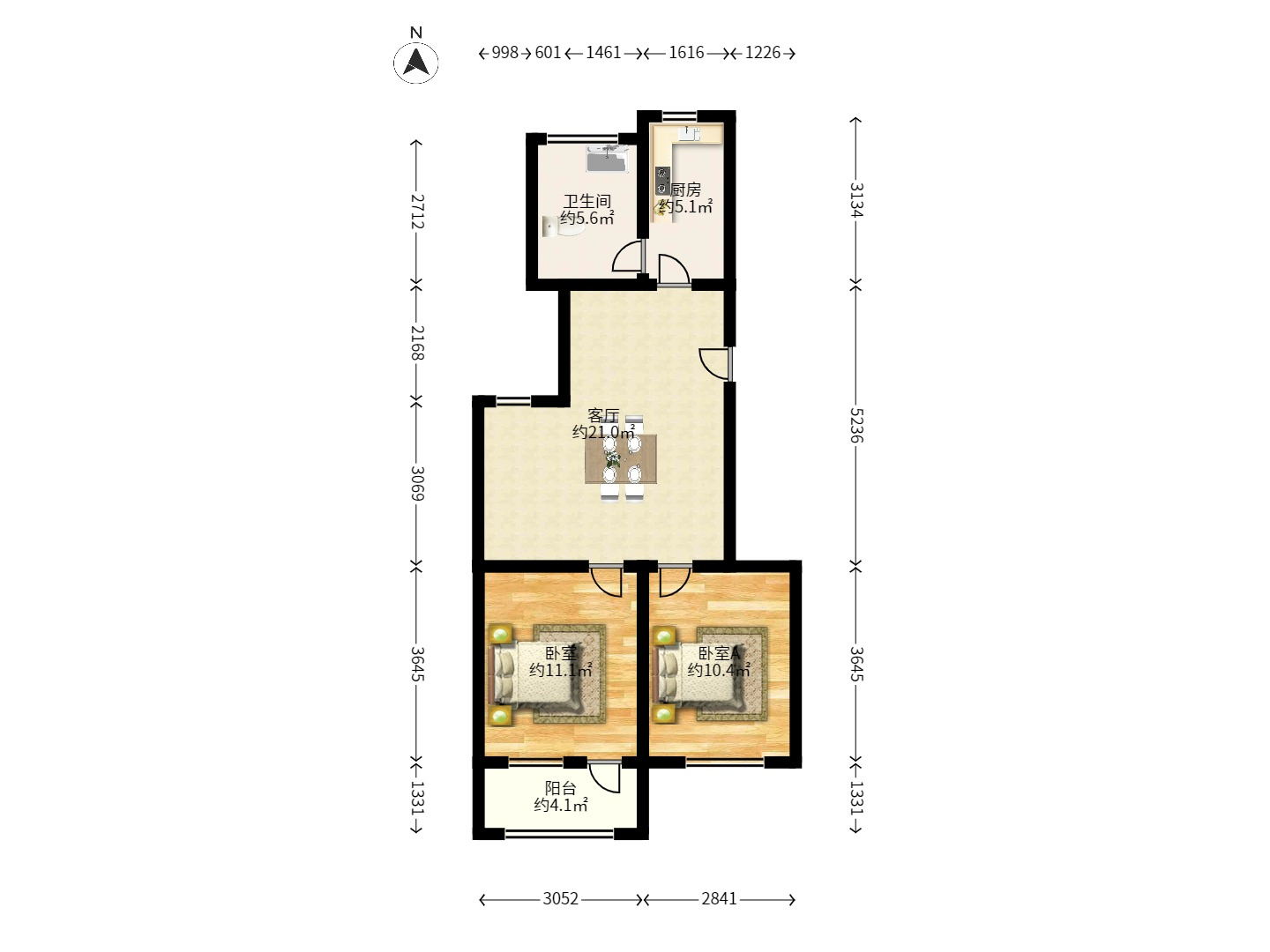 中建五局信和苑一区室内图2