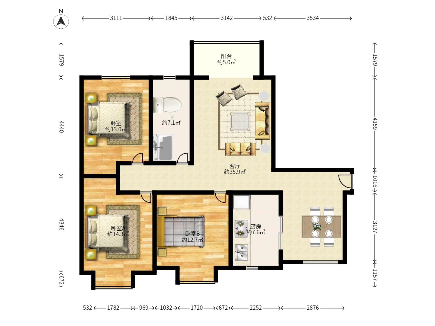 圣力华苑 圣力华苑室内图2