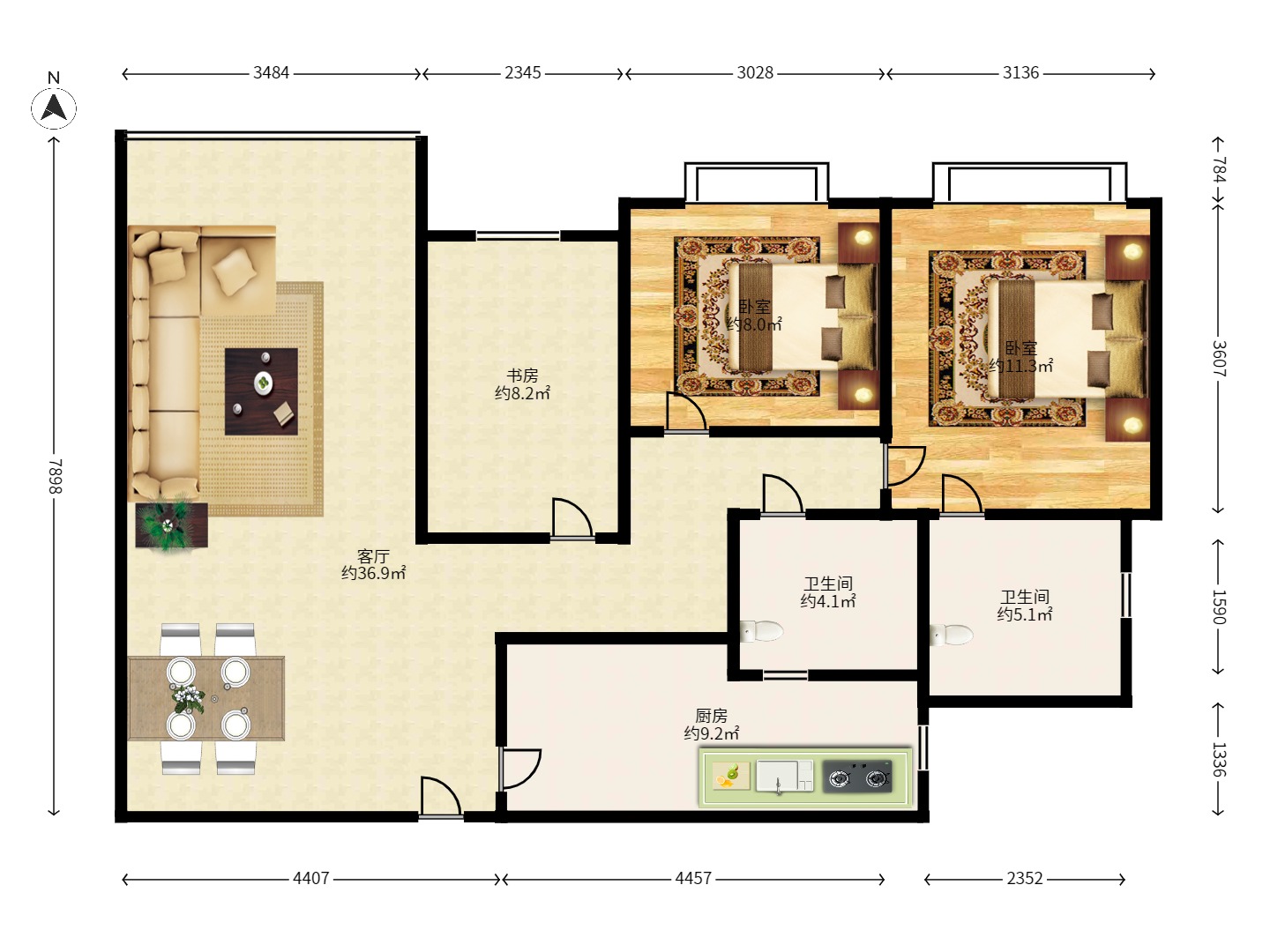 康桥长郡 康桥长郡室内图2