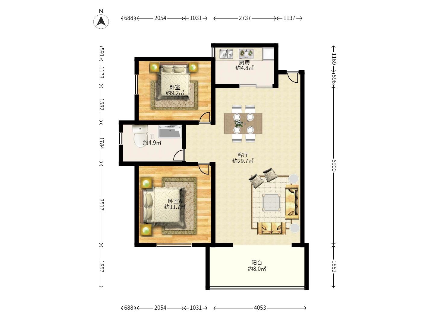 长永佳苑 长永佳苑室内图2