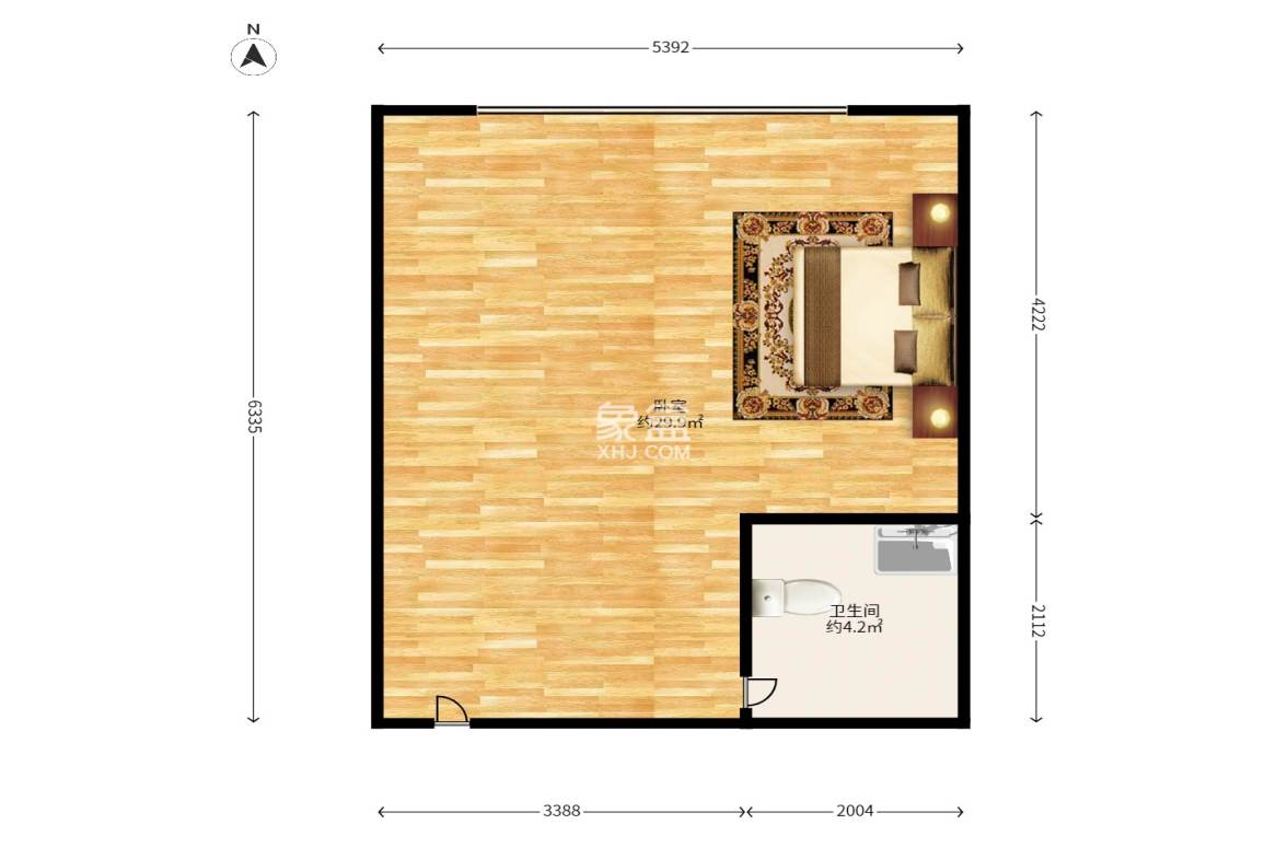 西罗亚大厦  1室1厅1卫    1700.0元/月 西罗亚大厦  1室1厅1卫    1700.0元/月户型图