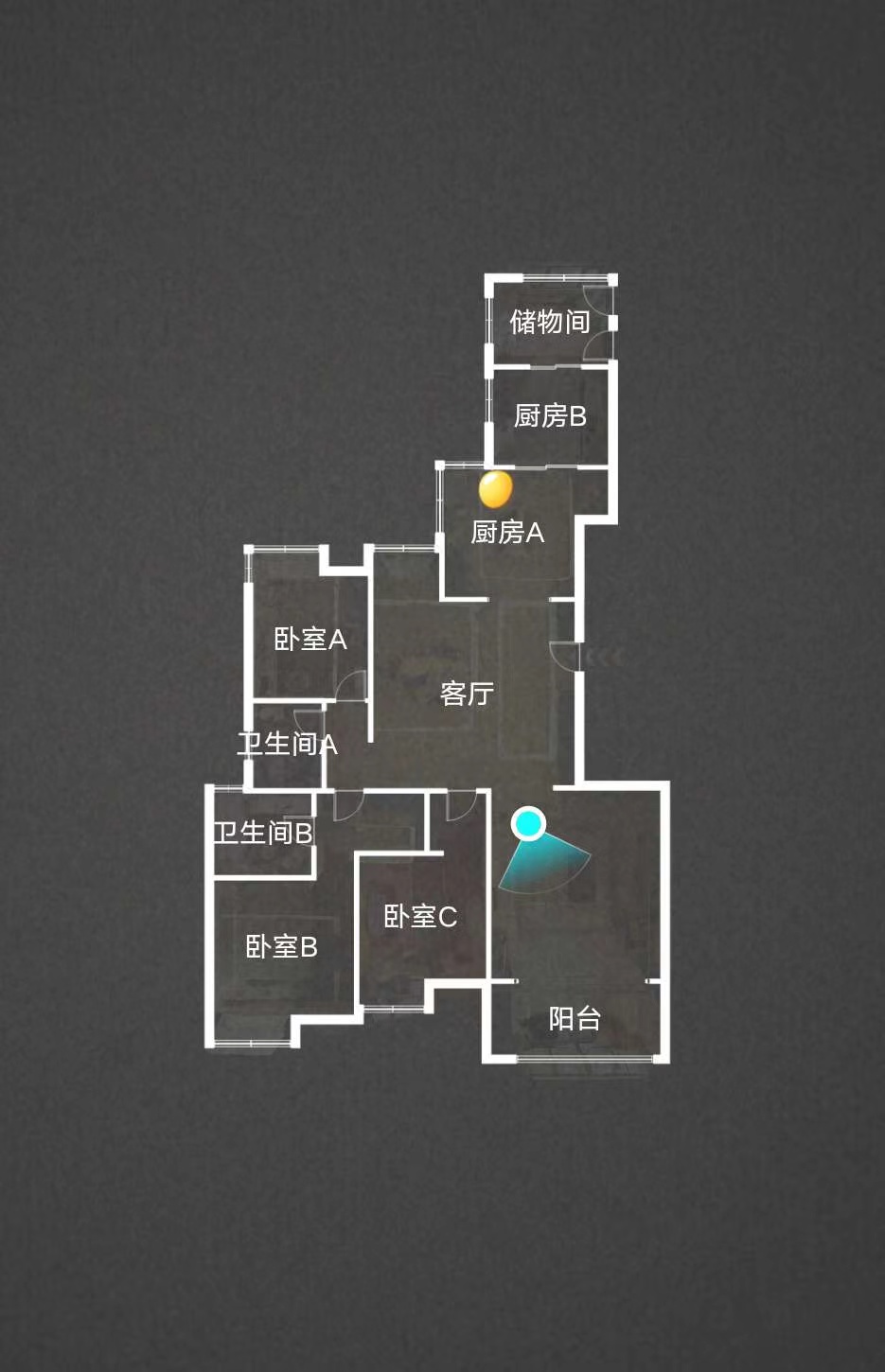 中冶一曲江山  4室2厅2卫   535.00万户型图