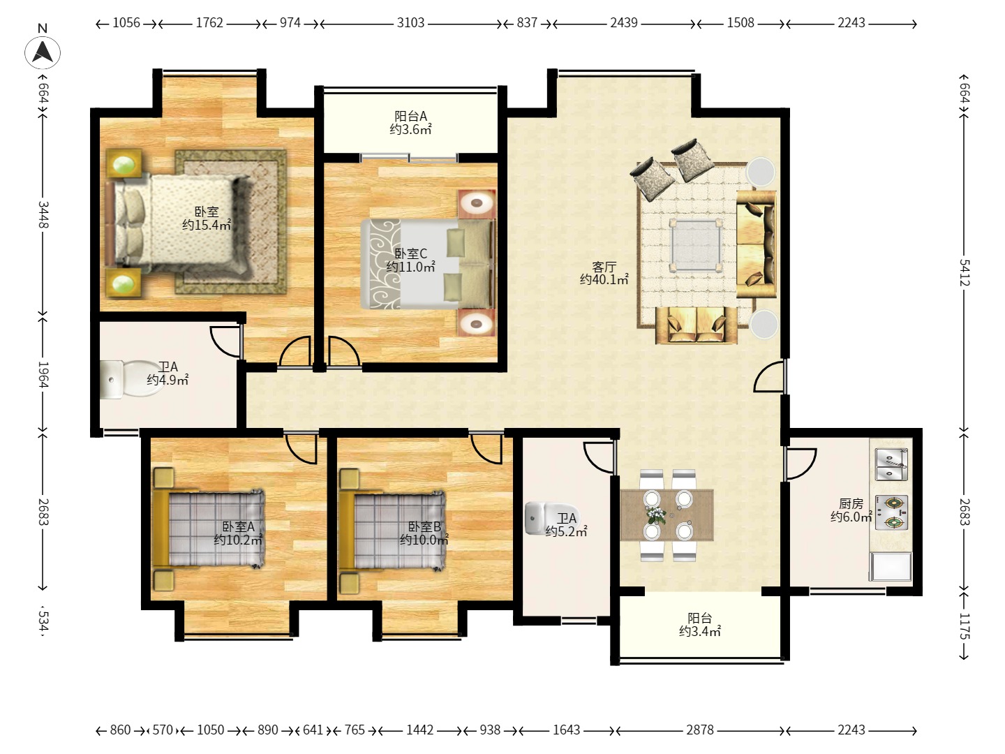 圣力华苑 圣力华苑室内图2