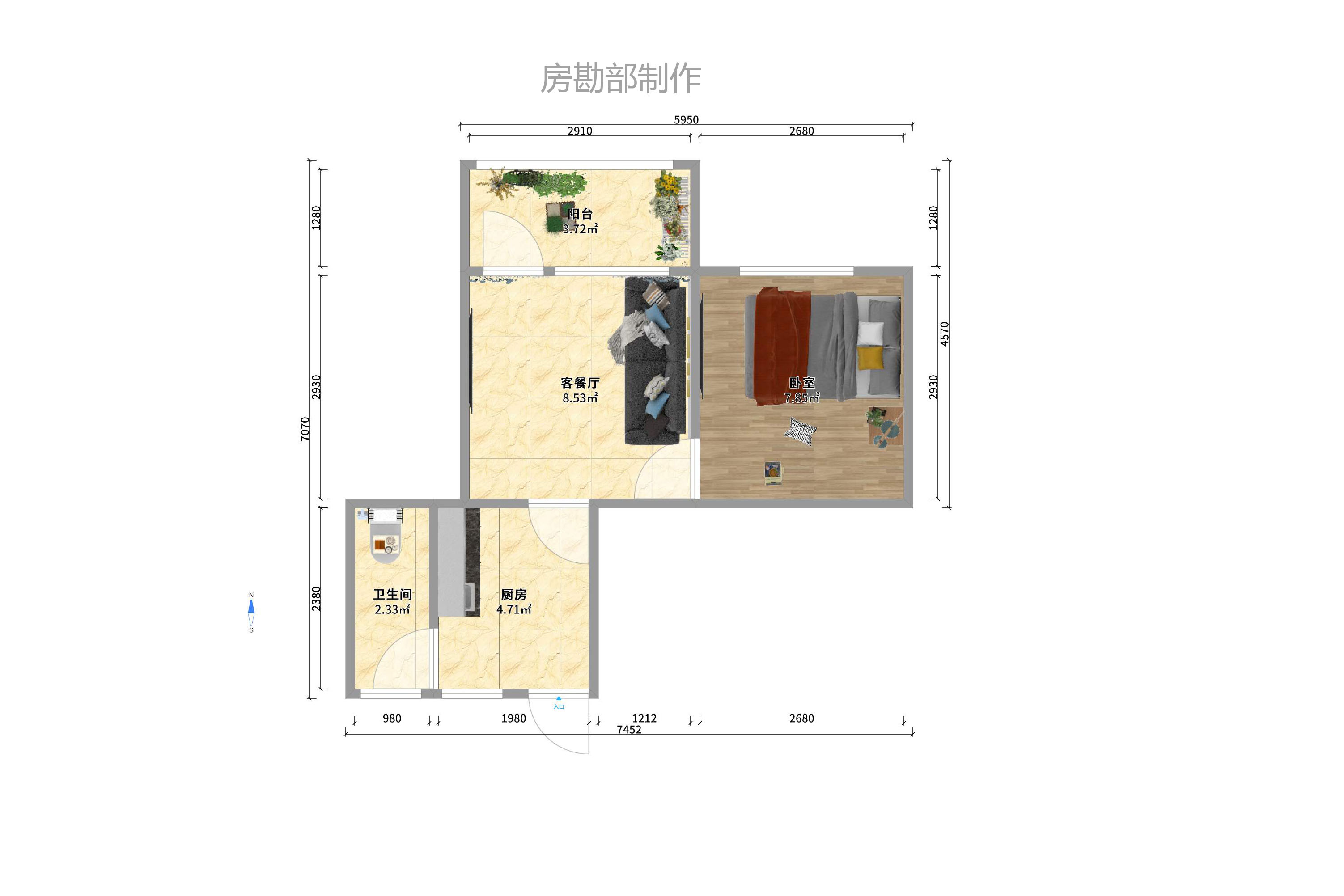 廣廈新村室內(nèi)圖2