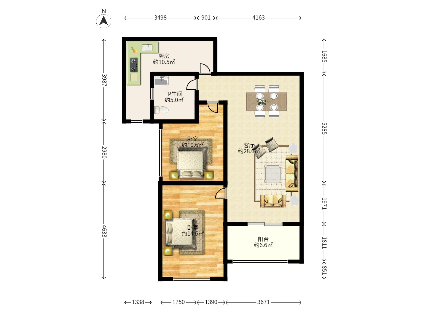 宏聚地中海 宏聚地中海室内图2