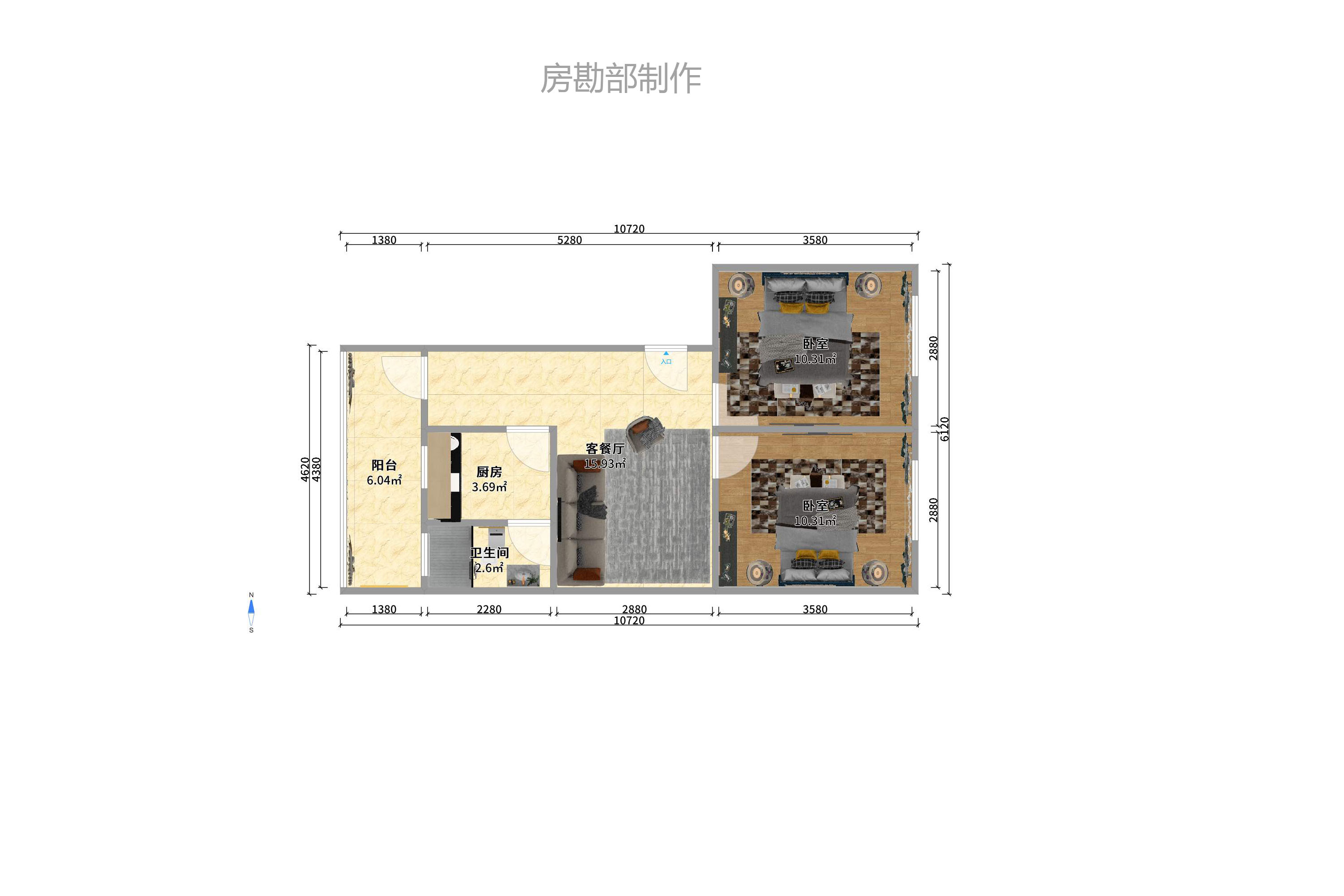 开福区交通银行宿舍（湘江中路一段4-1）室内图2