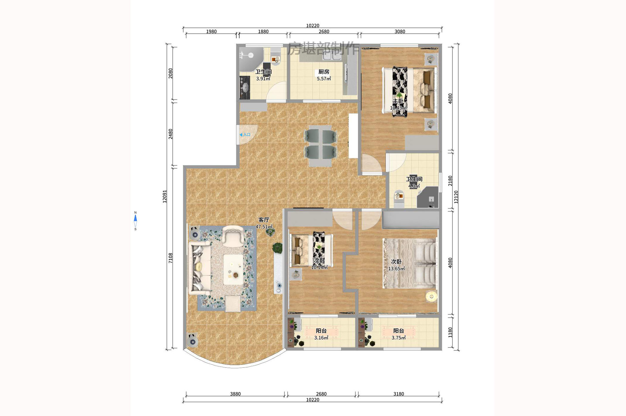 通发公寓 通发公寓室内图2